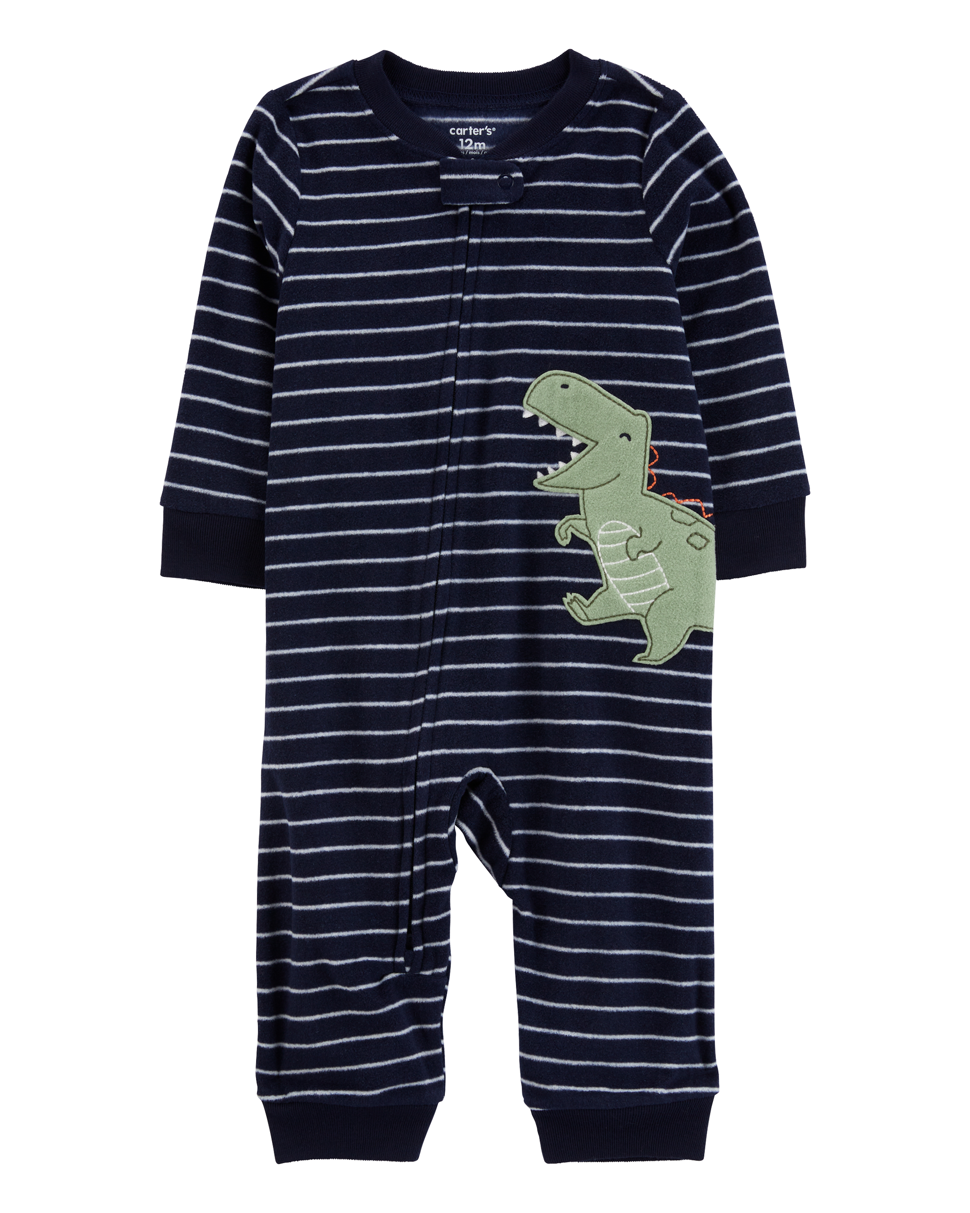 Toddler 1-Piece Dinosaur Fleece Footless Pyjamas