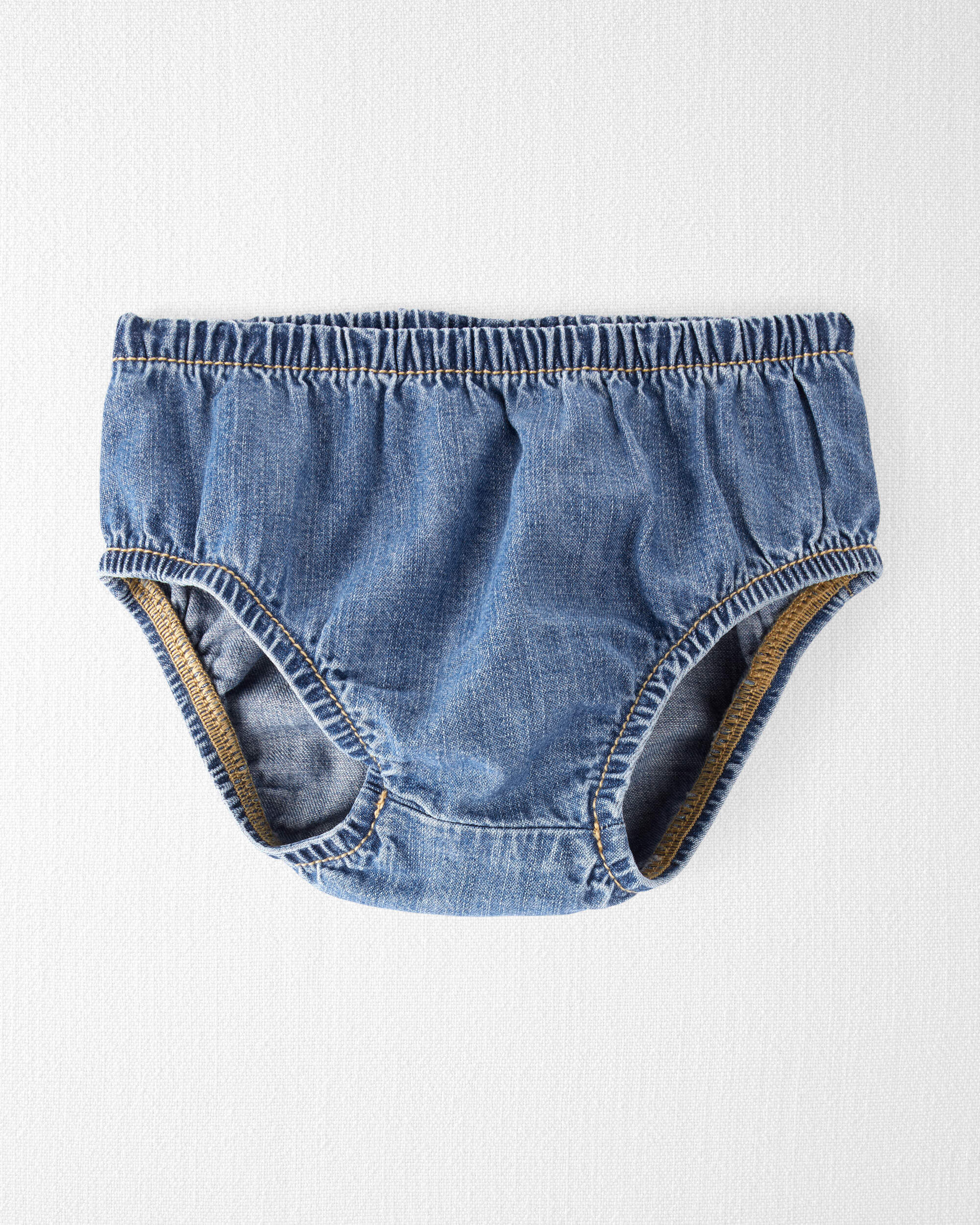 Baby Organic Cotton Chambray Pocket Dress