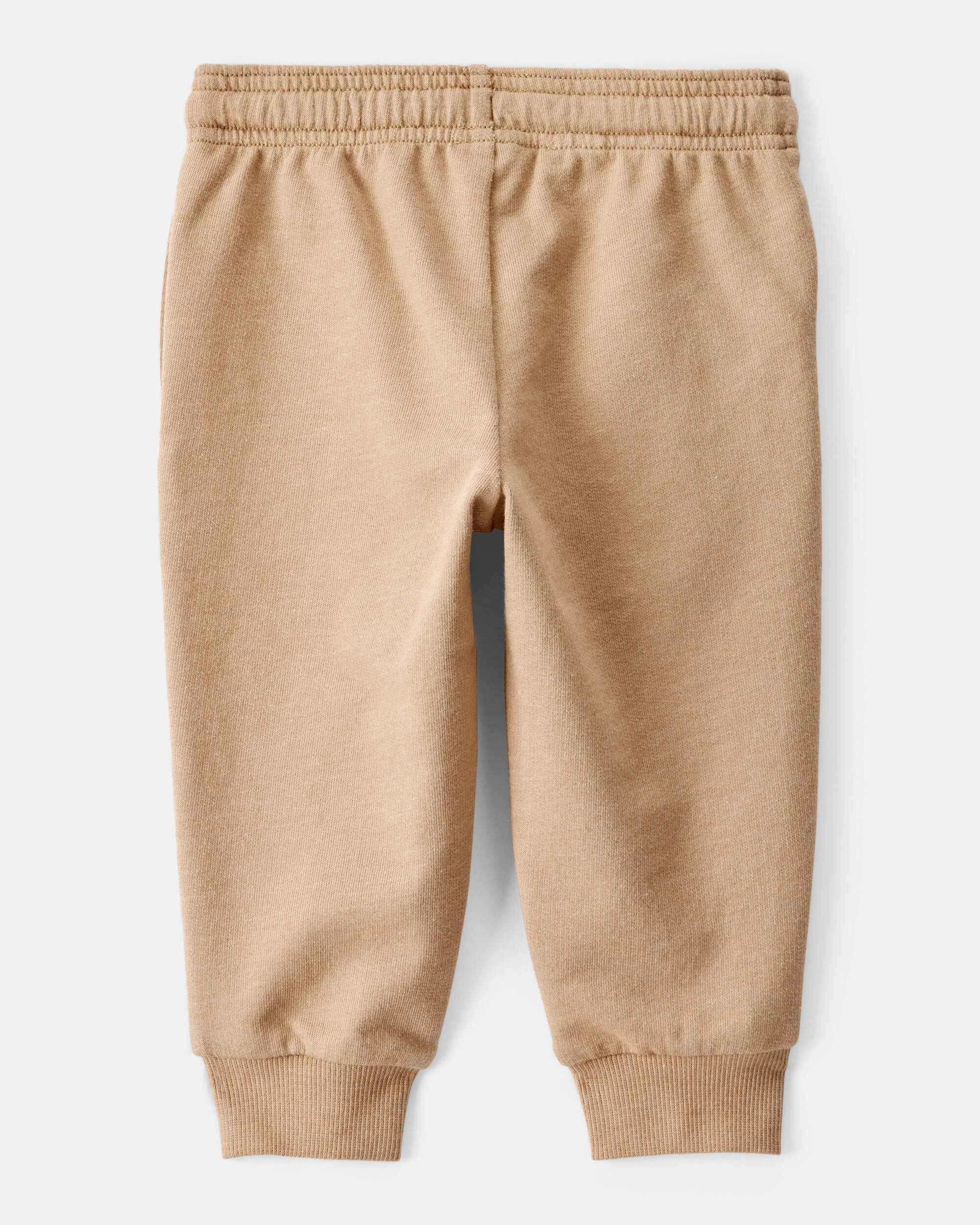 Baby Boy Construction French Terry Jogger - Tan