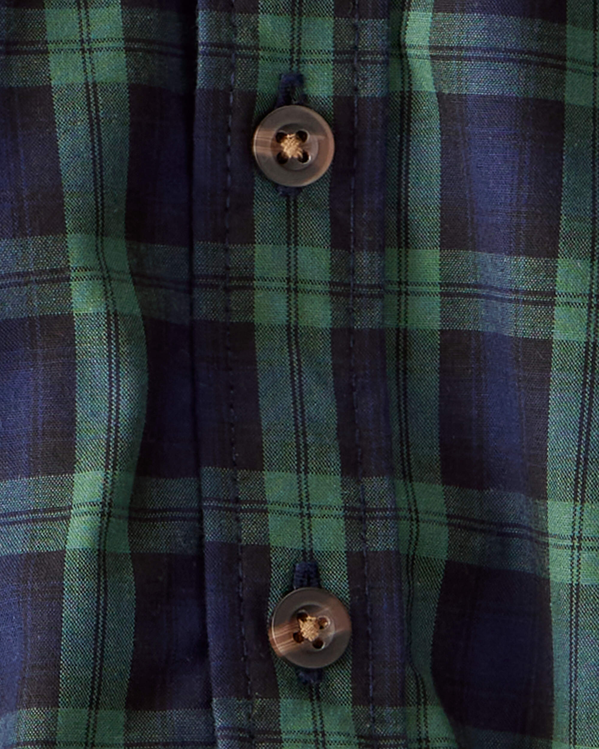 Baby Boy 3-Piece Plaid Print Cotton Bodysuit, Bowtie & Pant Set - Green/Tan