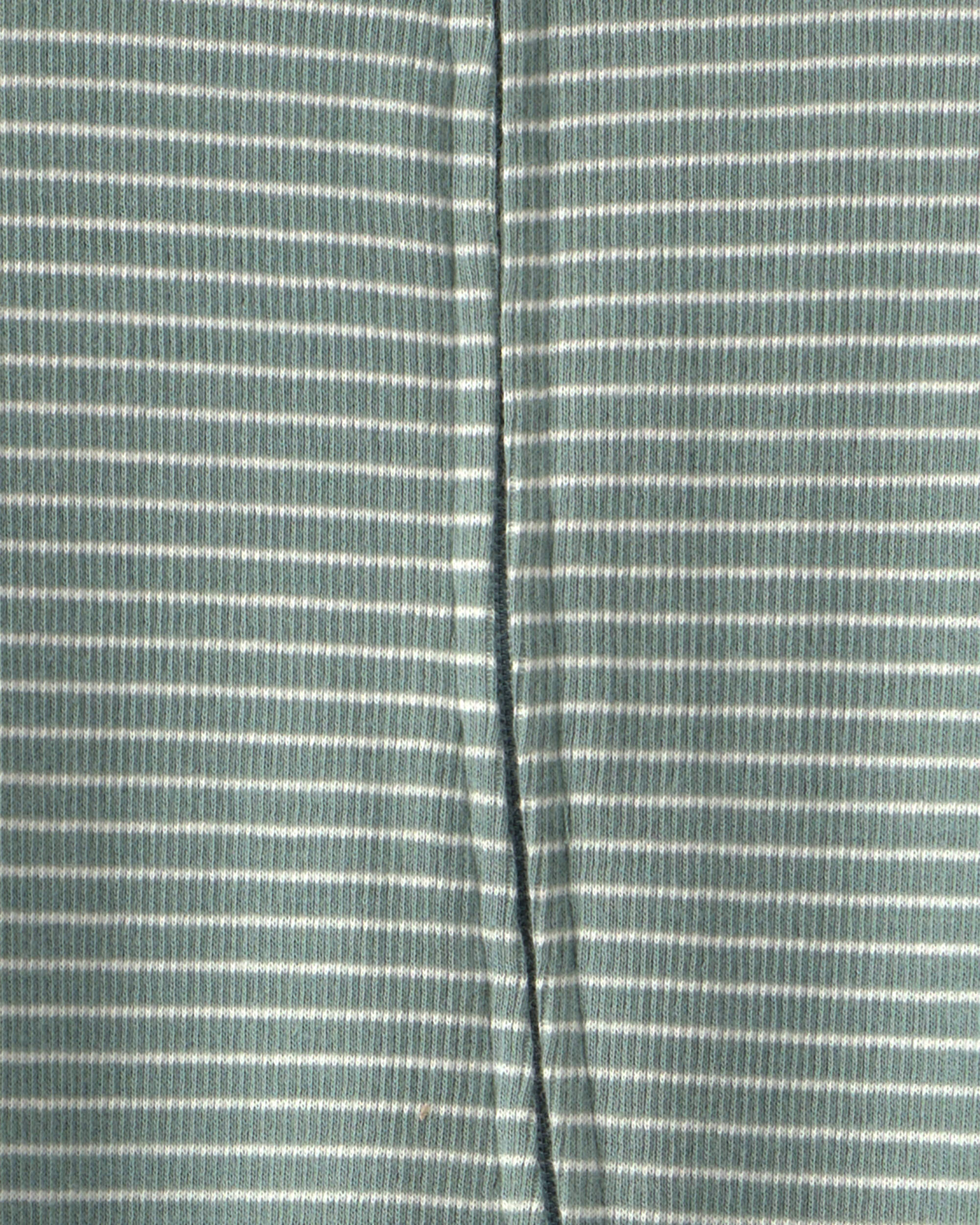 Baby Organic Cotton Ribbed Sleeper Stripes