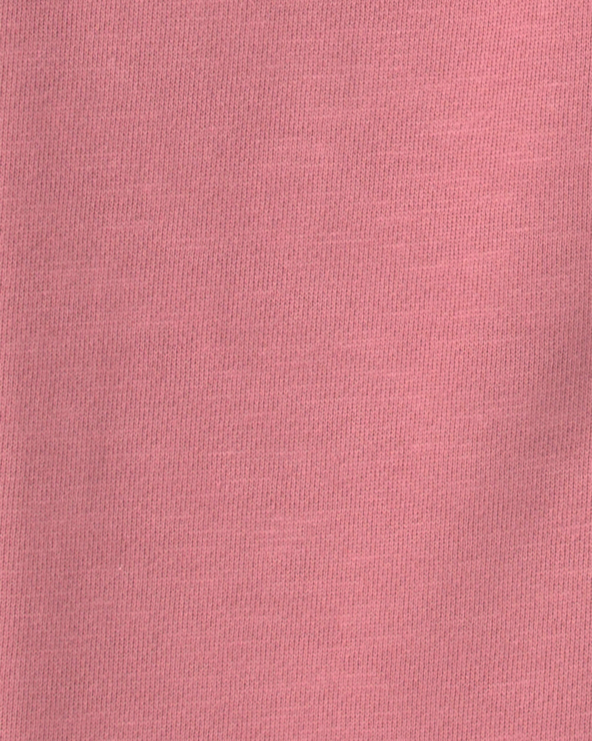 Girls Organic Cotton French Terry Cargo Pants