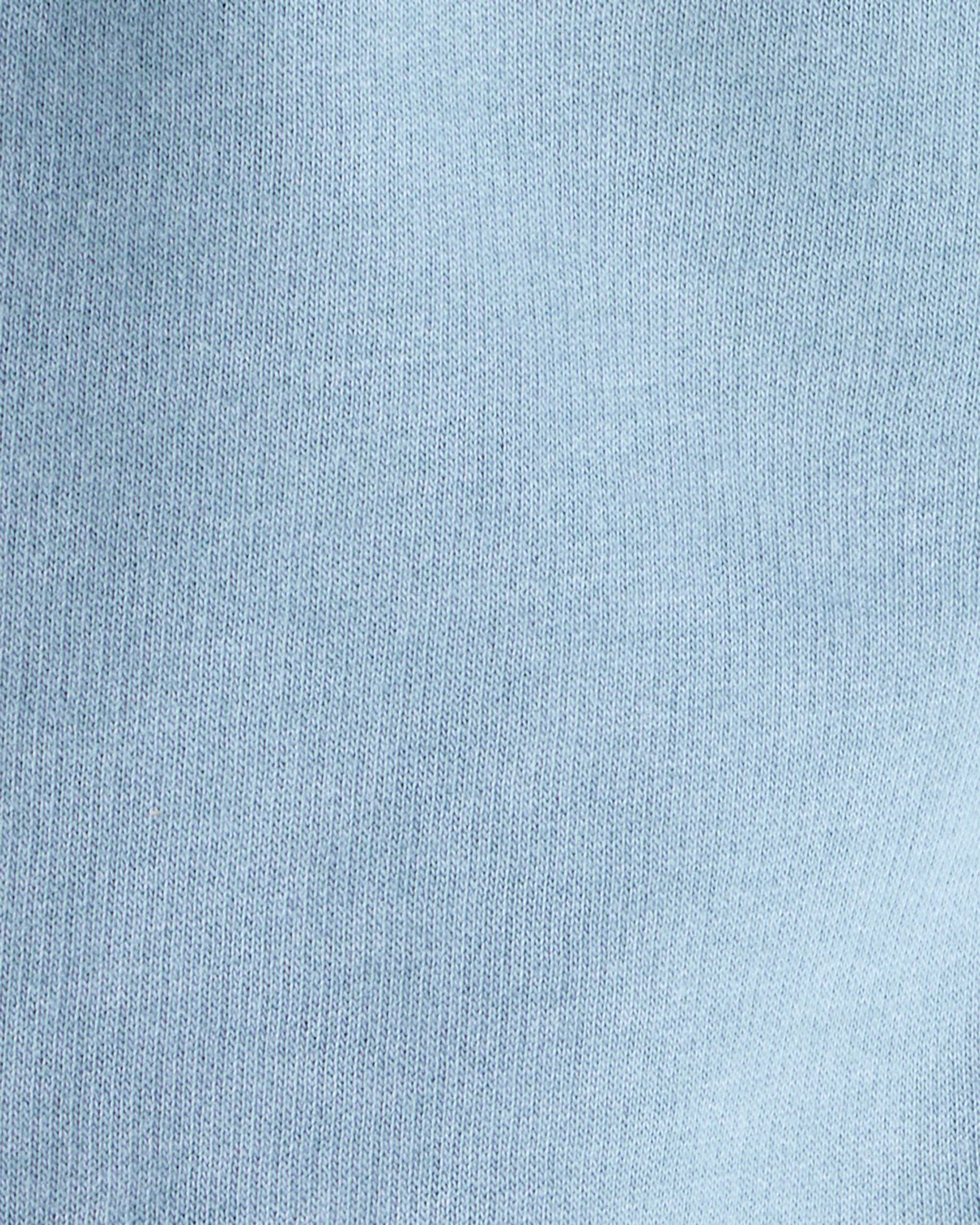 Baby Boy Solid Fleece Cotton Jogger - Blue