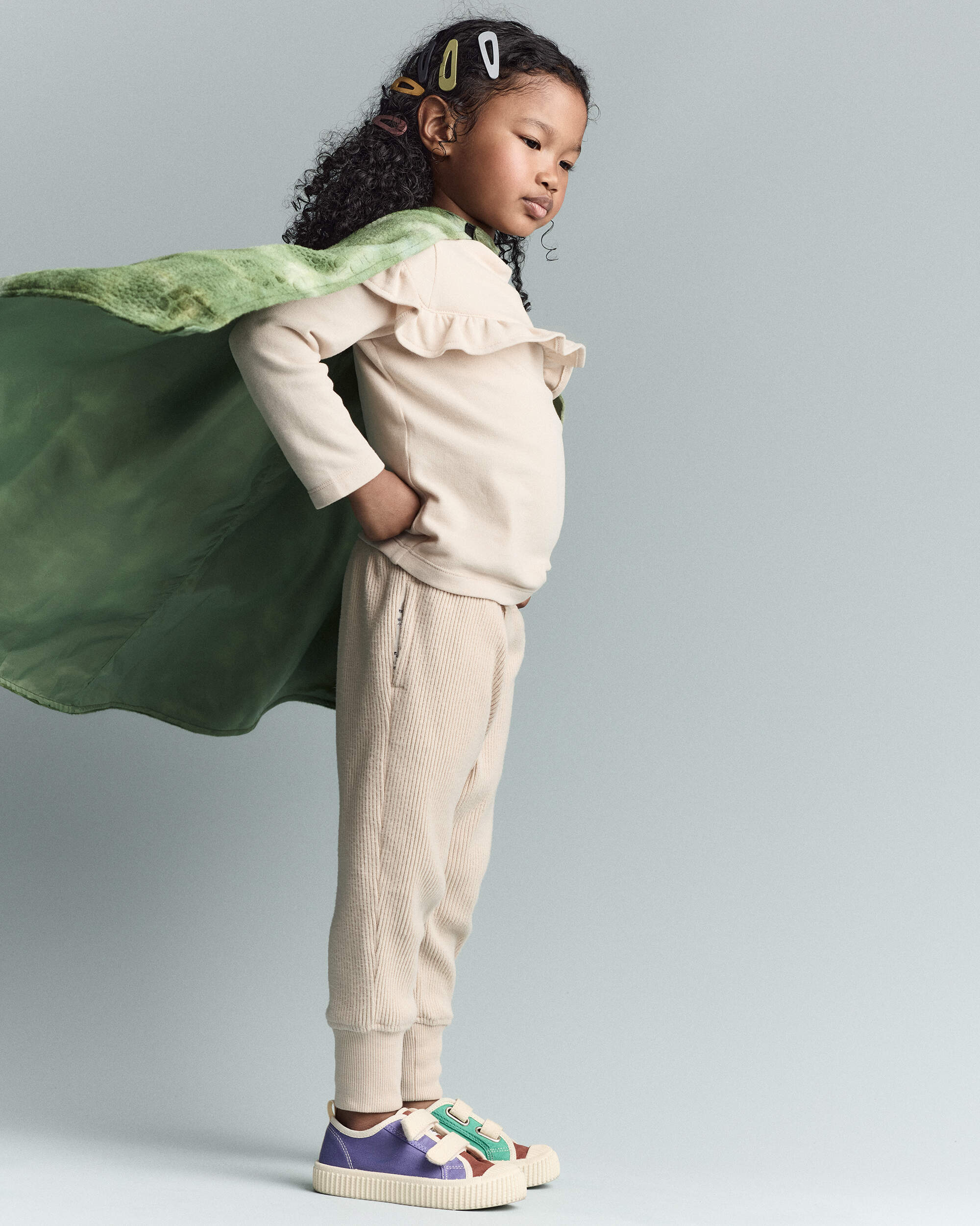 Toddler Believe In Dragons Dress Up Cape - Green