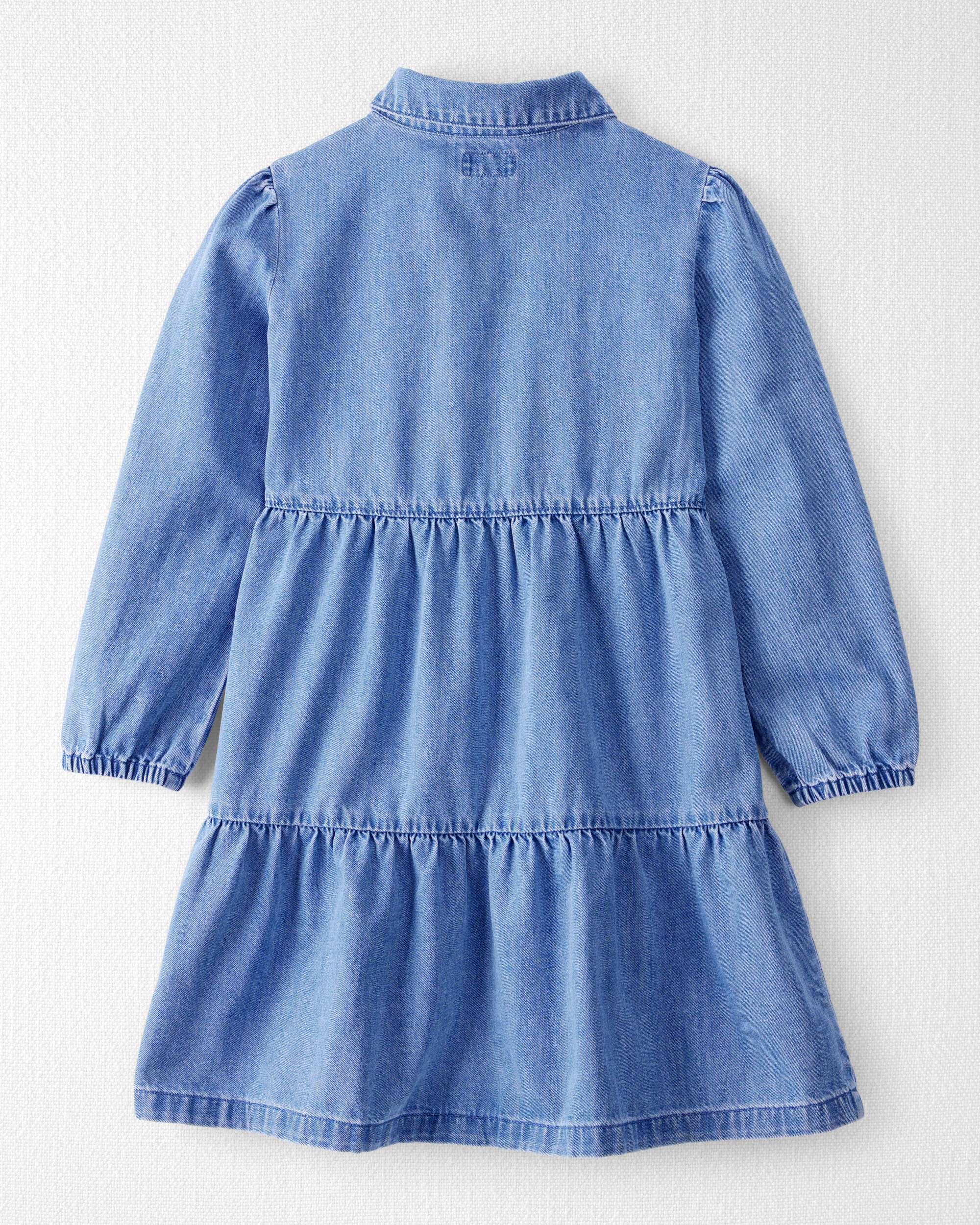 Girls Organic Cotton Denim Dress