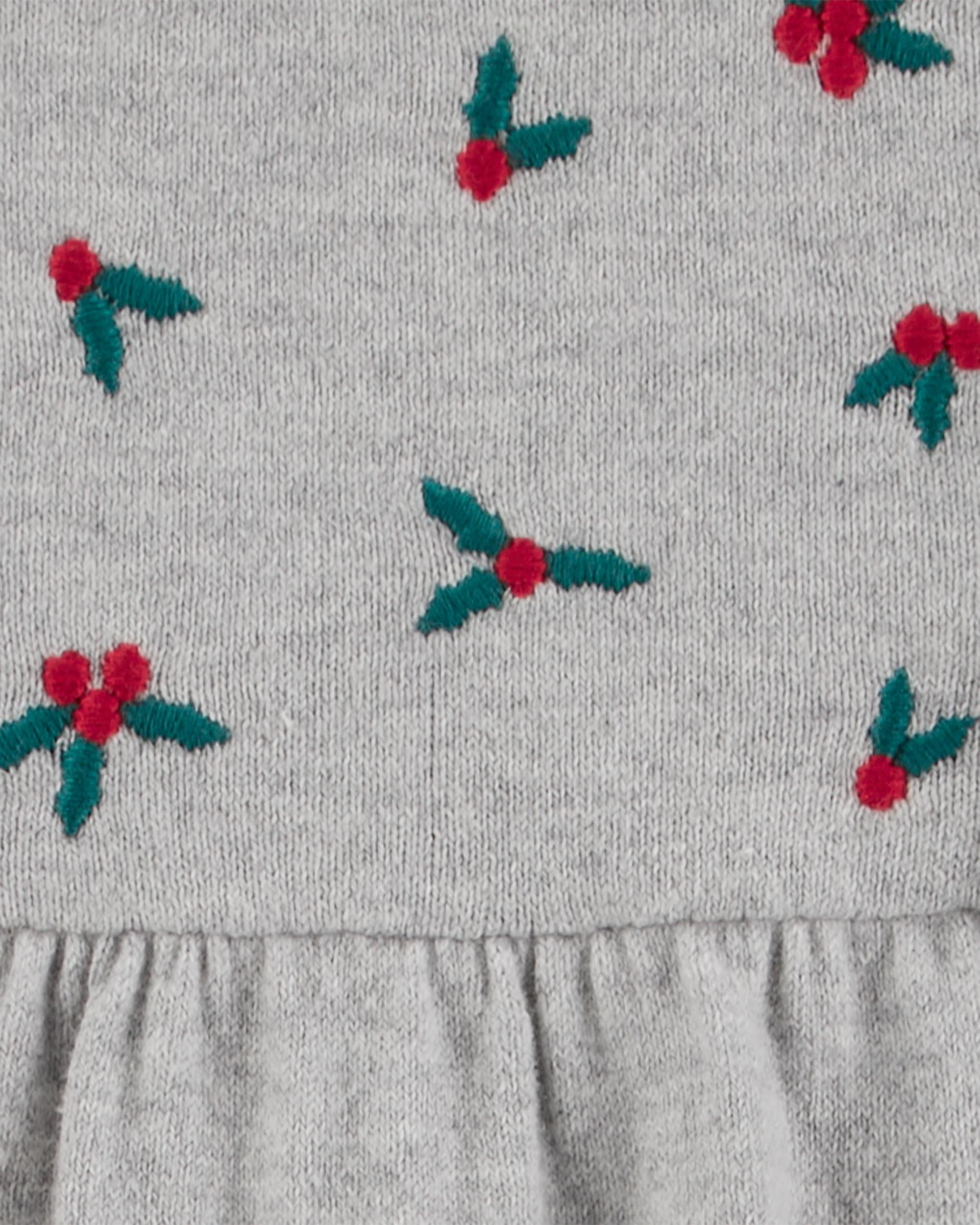 Baby Girls Baby 2 Piece Sweater Knit Holly Bodysuit and Tights Set 18M Carter s