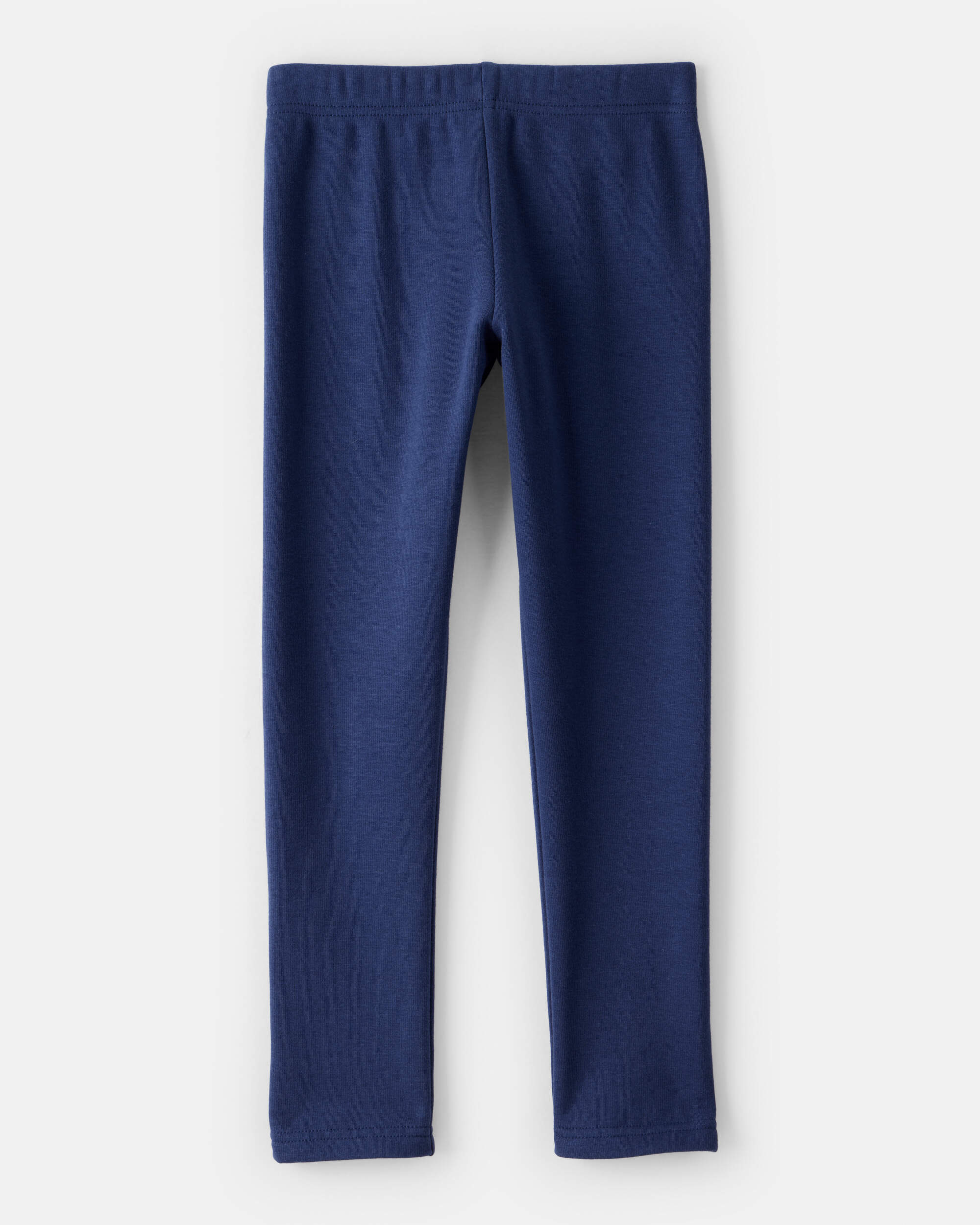 Kid Pull-On Stretch Cozy Leggings - Blue