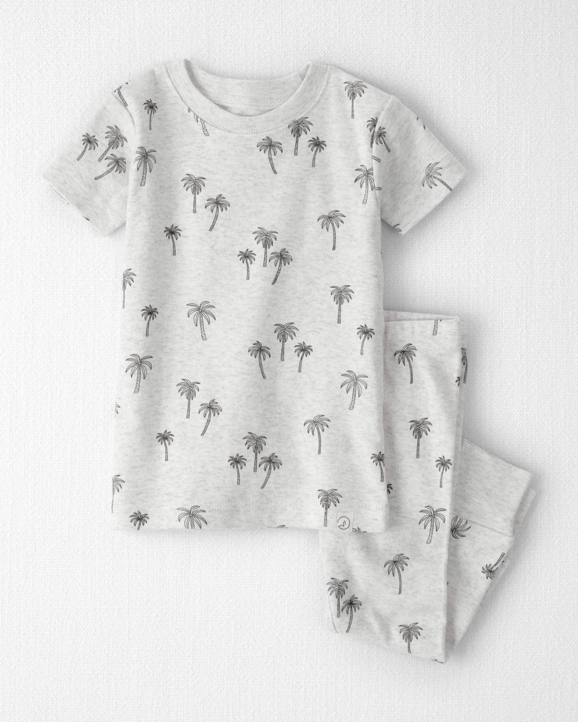 Baby 2-Piece Organic Cotton Pajamas Palm Trees
