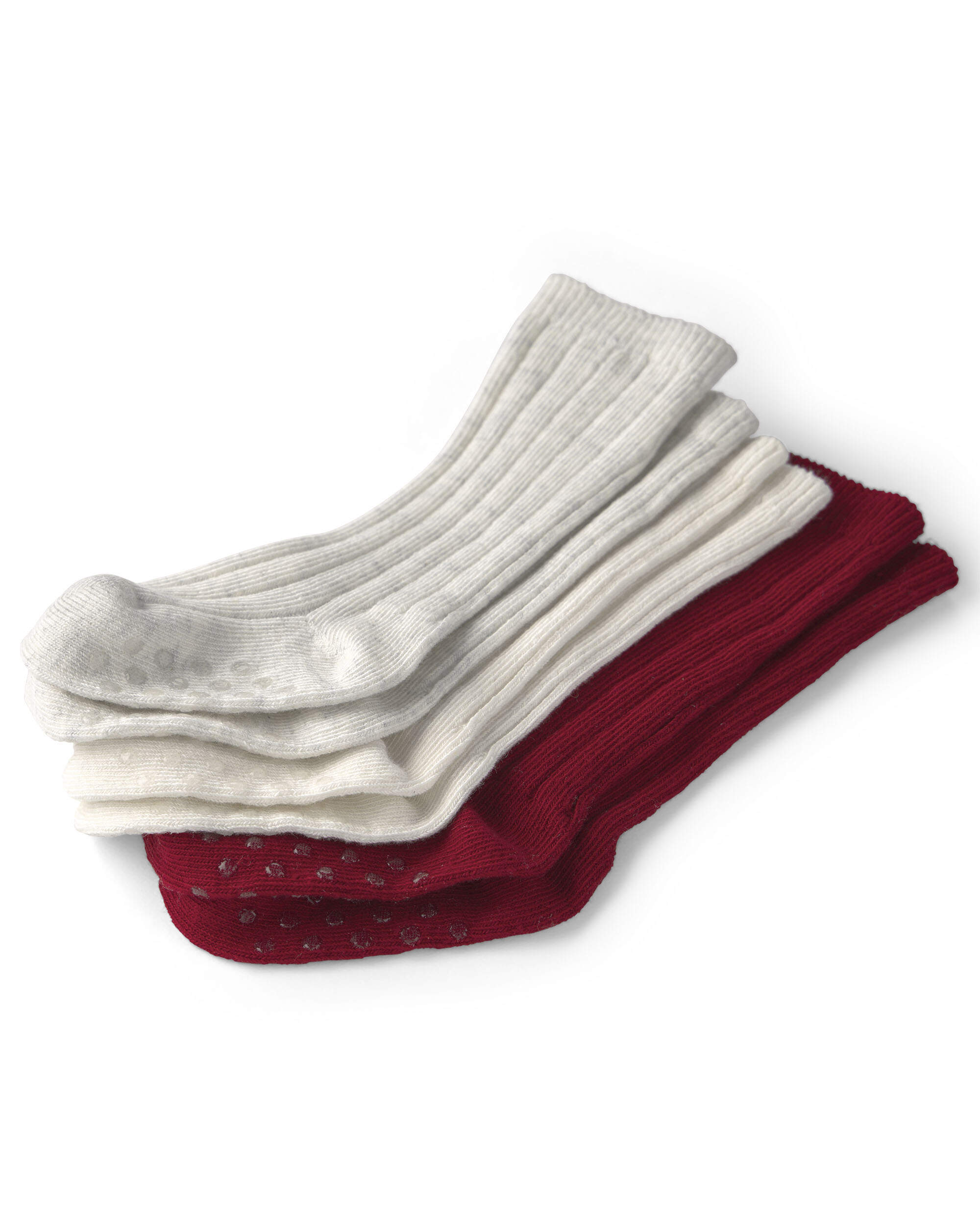 Baby Girl 3-Pack No-Slip Knee-High Socks Made with Organic Cotton