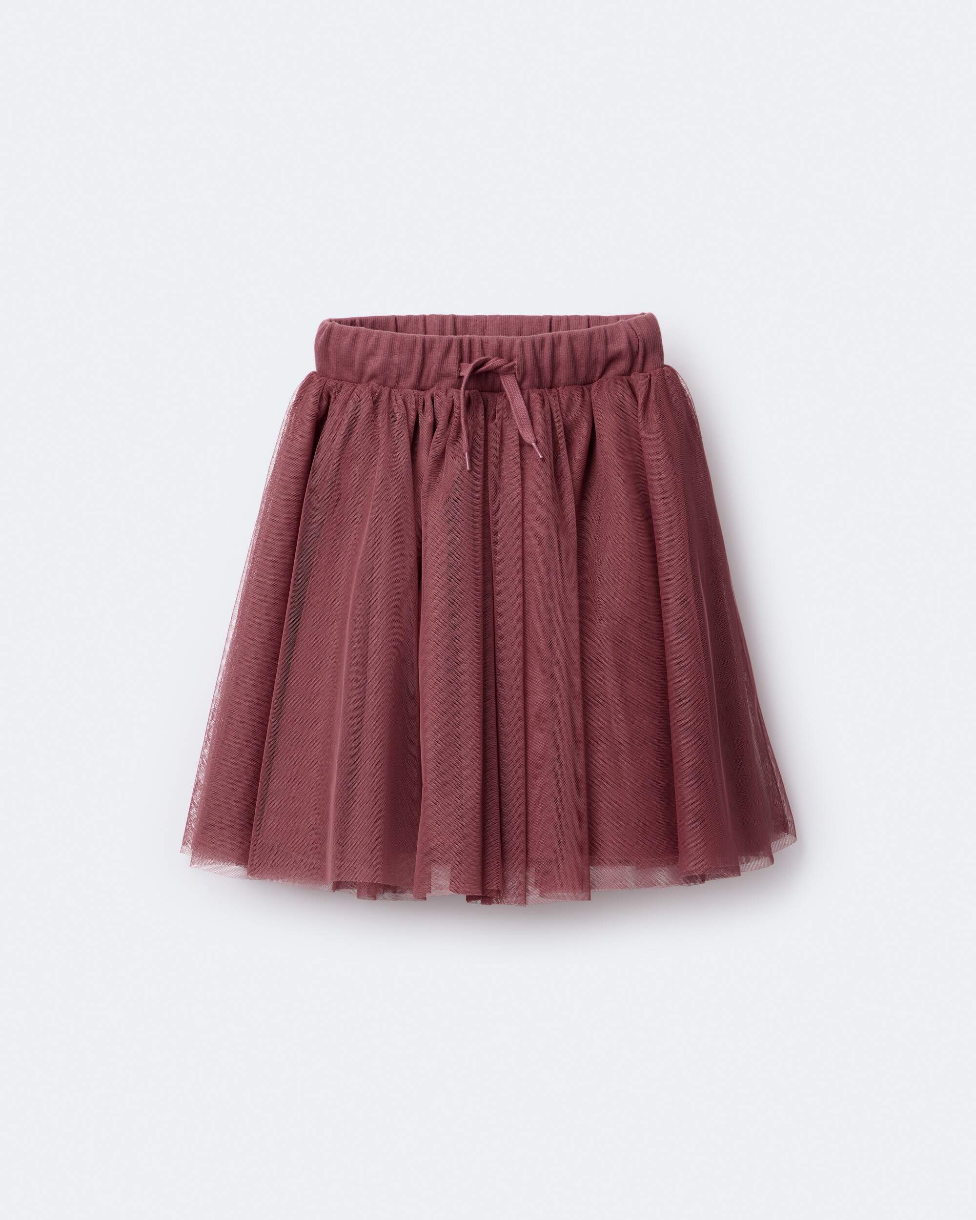 Toddler Girl Avenue Twirl™ Midi Skirt with Tulle - Burgundy