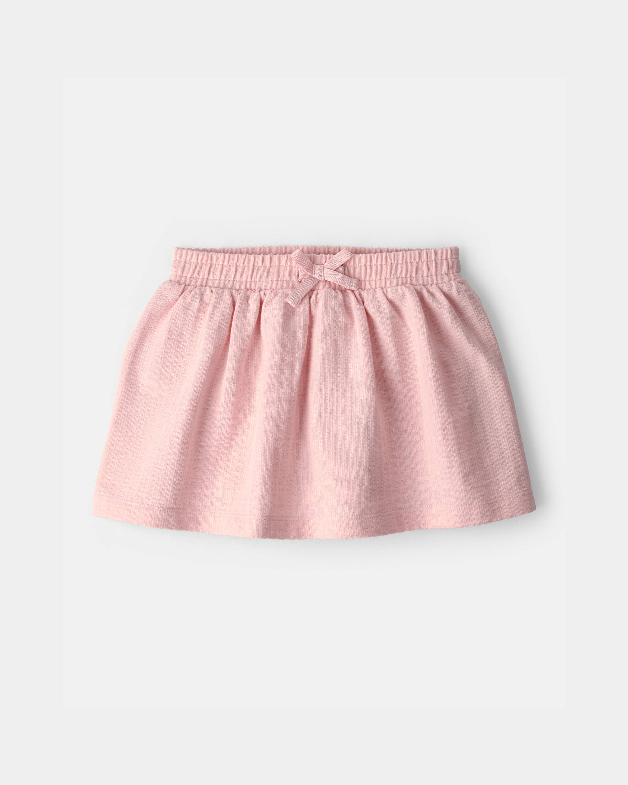 Toddler Girl Seersucker Skort - Pink