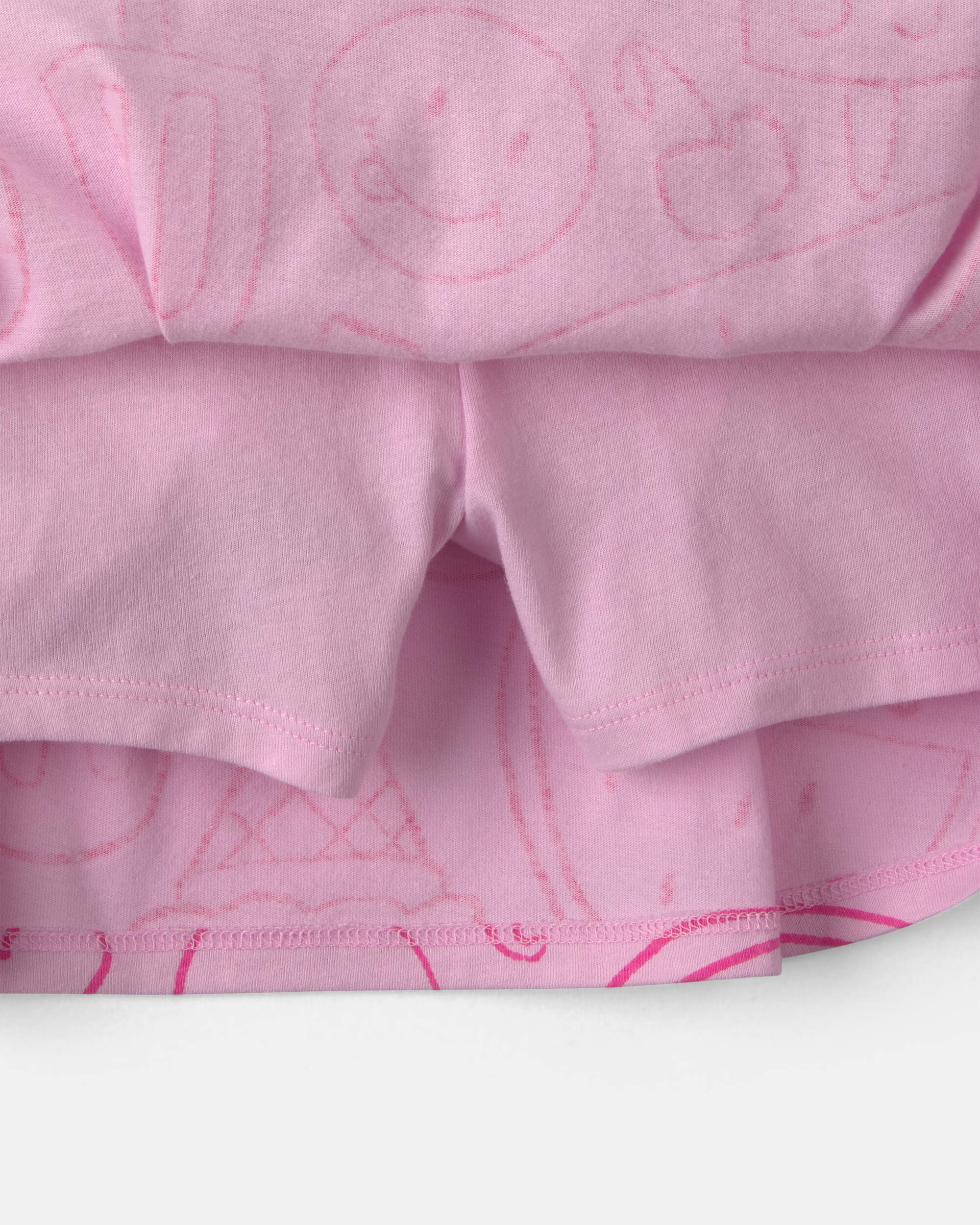 Girls Summer Popsicle Skort - Pink