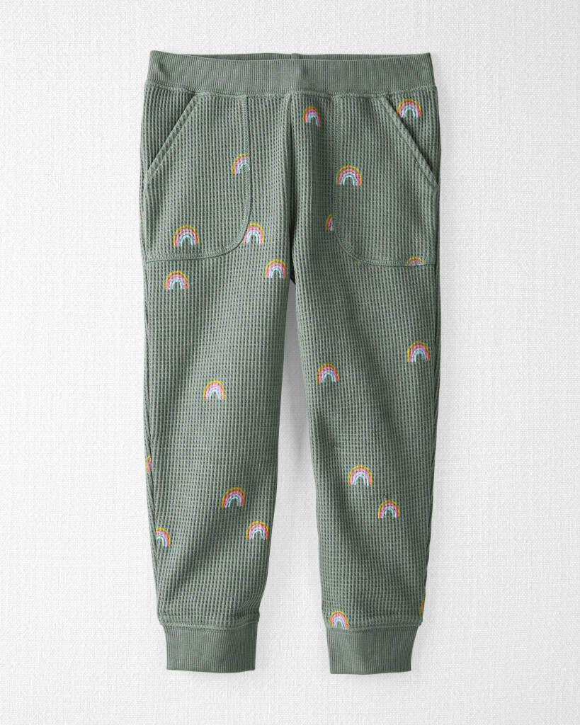 Toddler 2-Piece Organic Cotton Waffle Knit Top & Pant Set