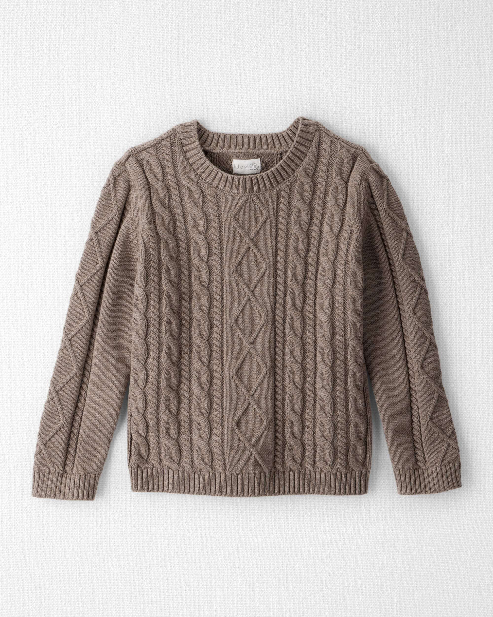 Organic Cotton Cable Knit Sweater