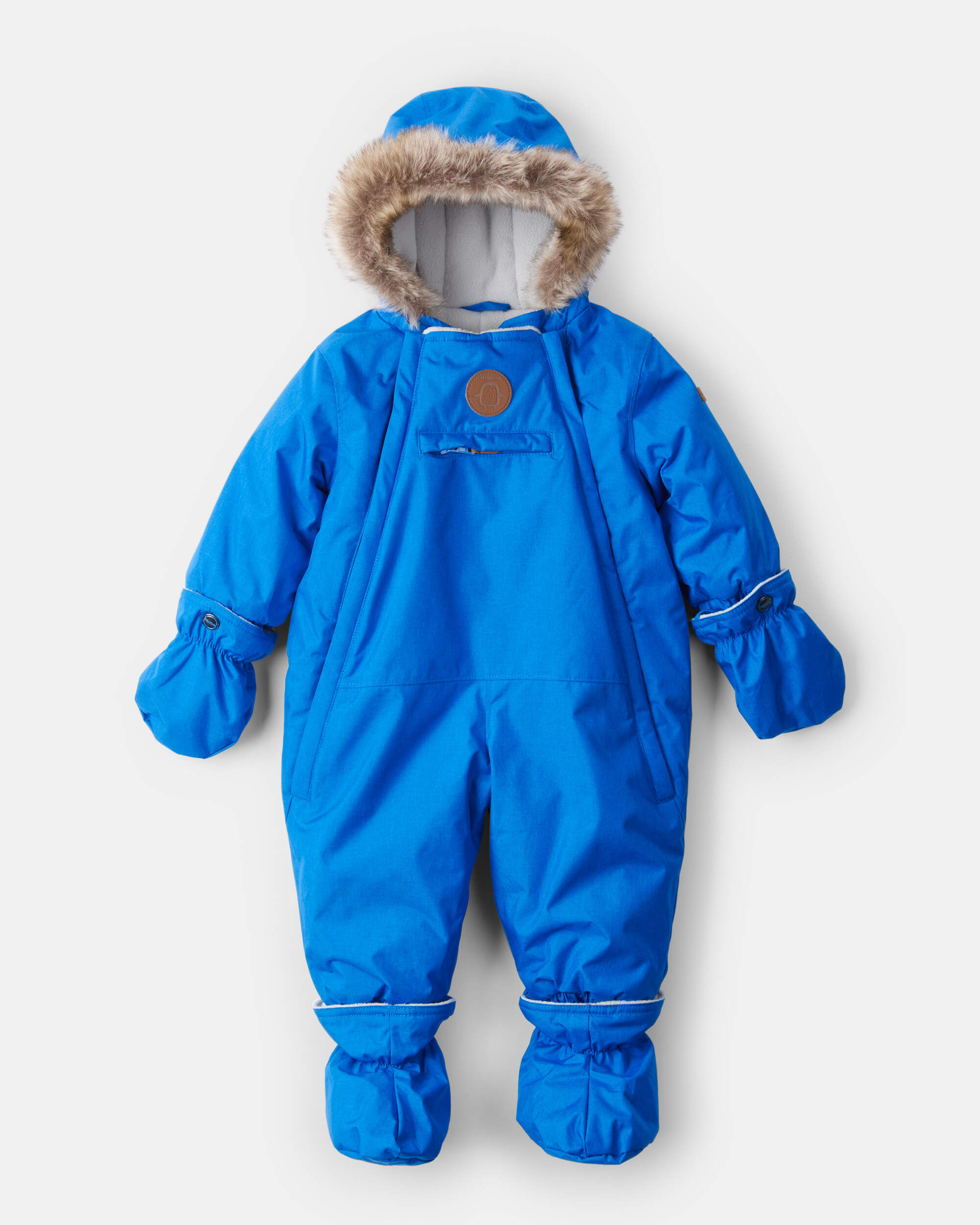 Baby Boy 1-Piece Taslan Snowsuit Blue Carter's Oshkosh Canada