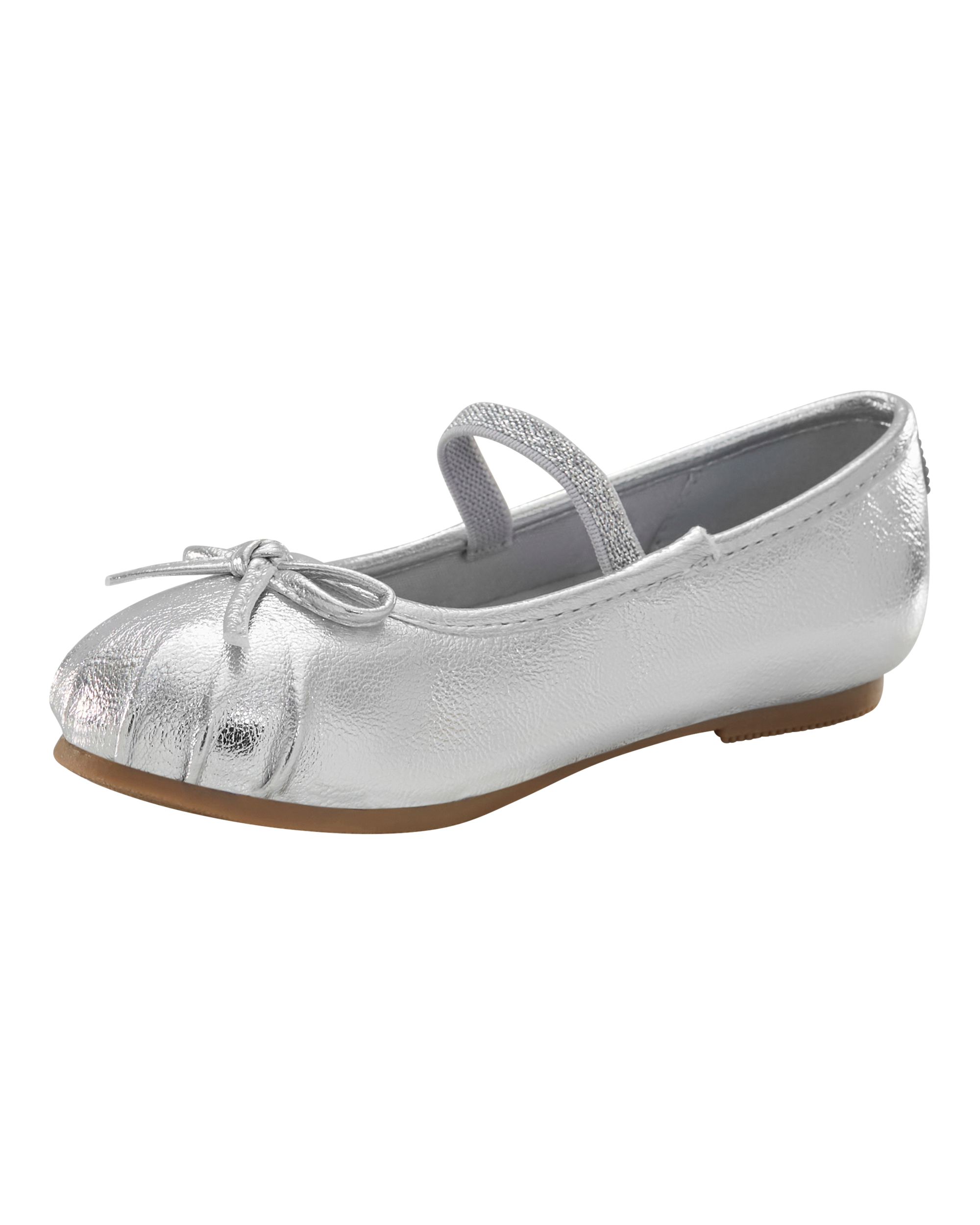 Toddler Ballet Slippers - Silver