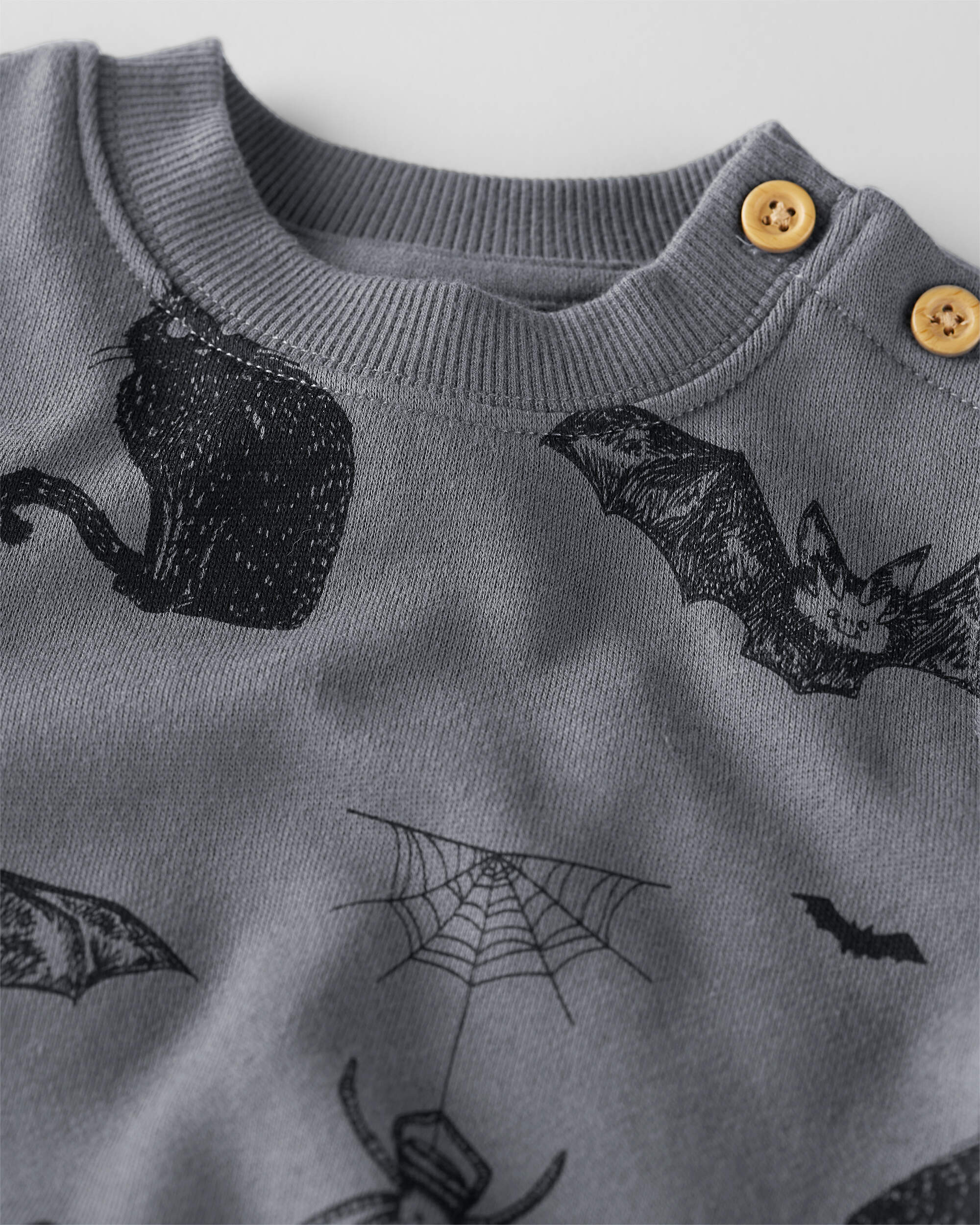 Baby 2-Piece Fleece Set Made with Organic Cotton Spooky Night Print