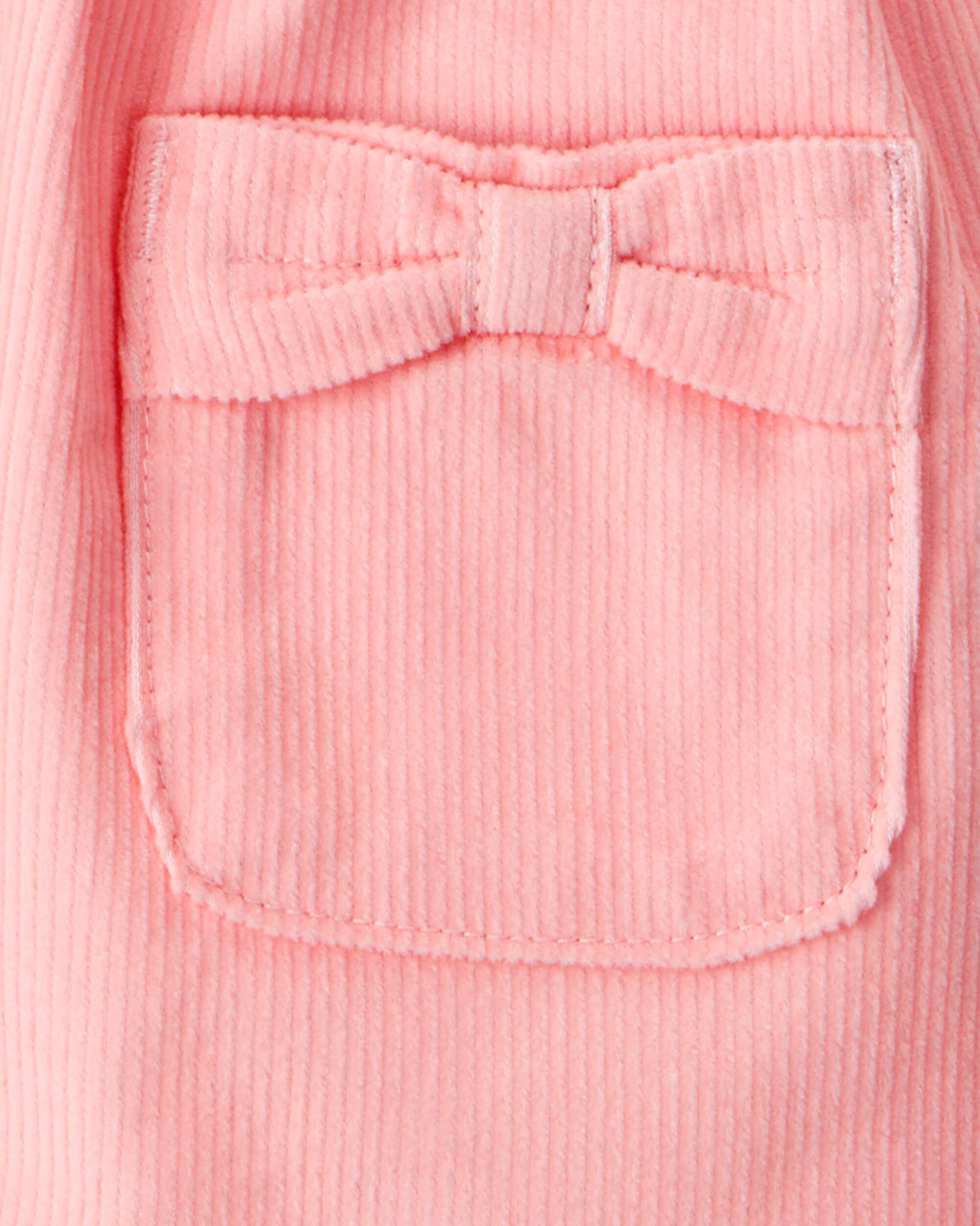 Baby Girl 3-Piece Bow Heart Print Long-Sleeve Dress Set - Orange