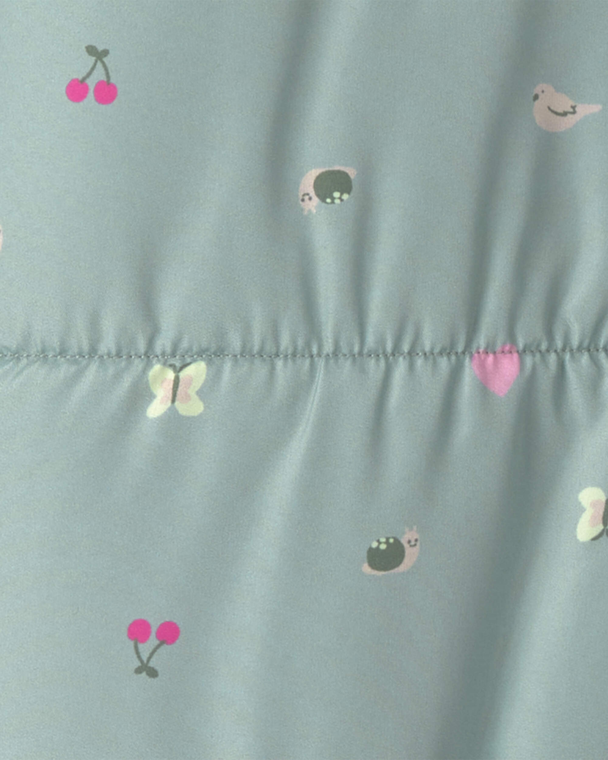 Baby Girl Novelty Pramsuit- Green
