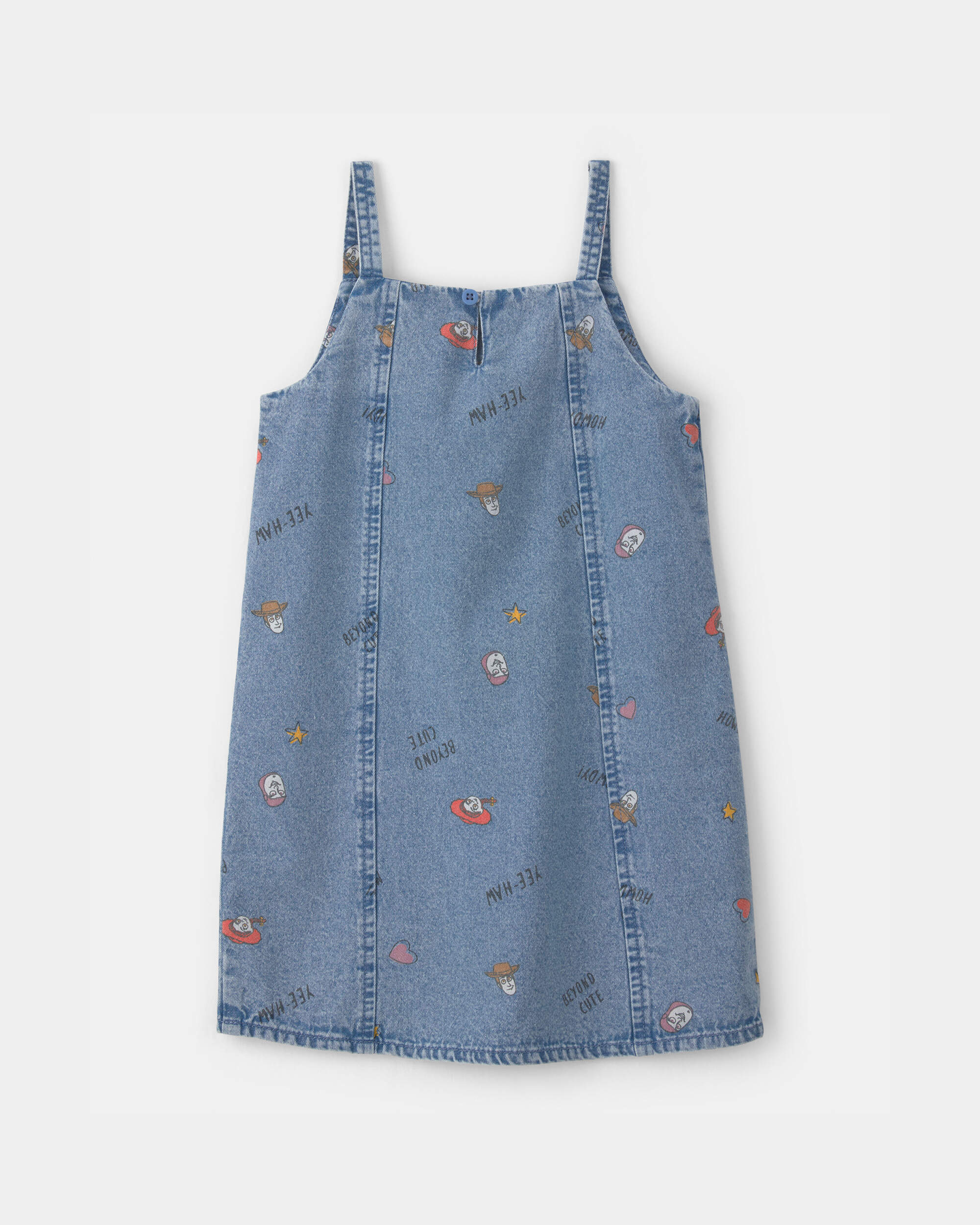 Toddler Girl Pixar© Toy Story Chambray Dress - Medium Wash
