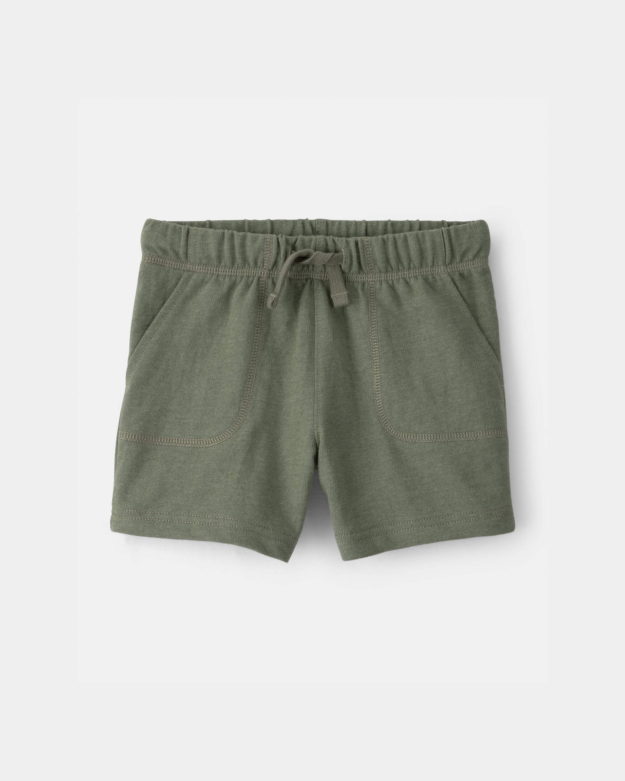 Toddler Boy French Terry Shorts - Green