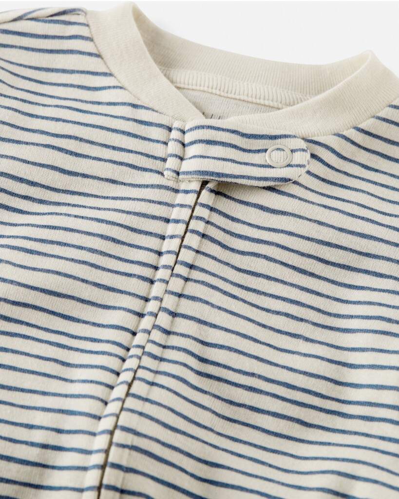 Baby Organic Cotton Sleeper Pyjamas Stripes