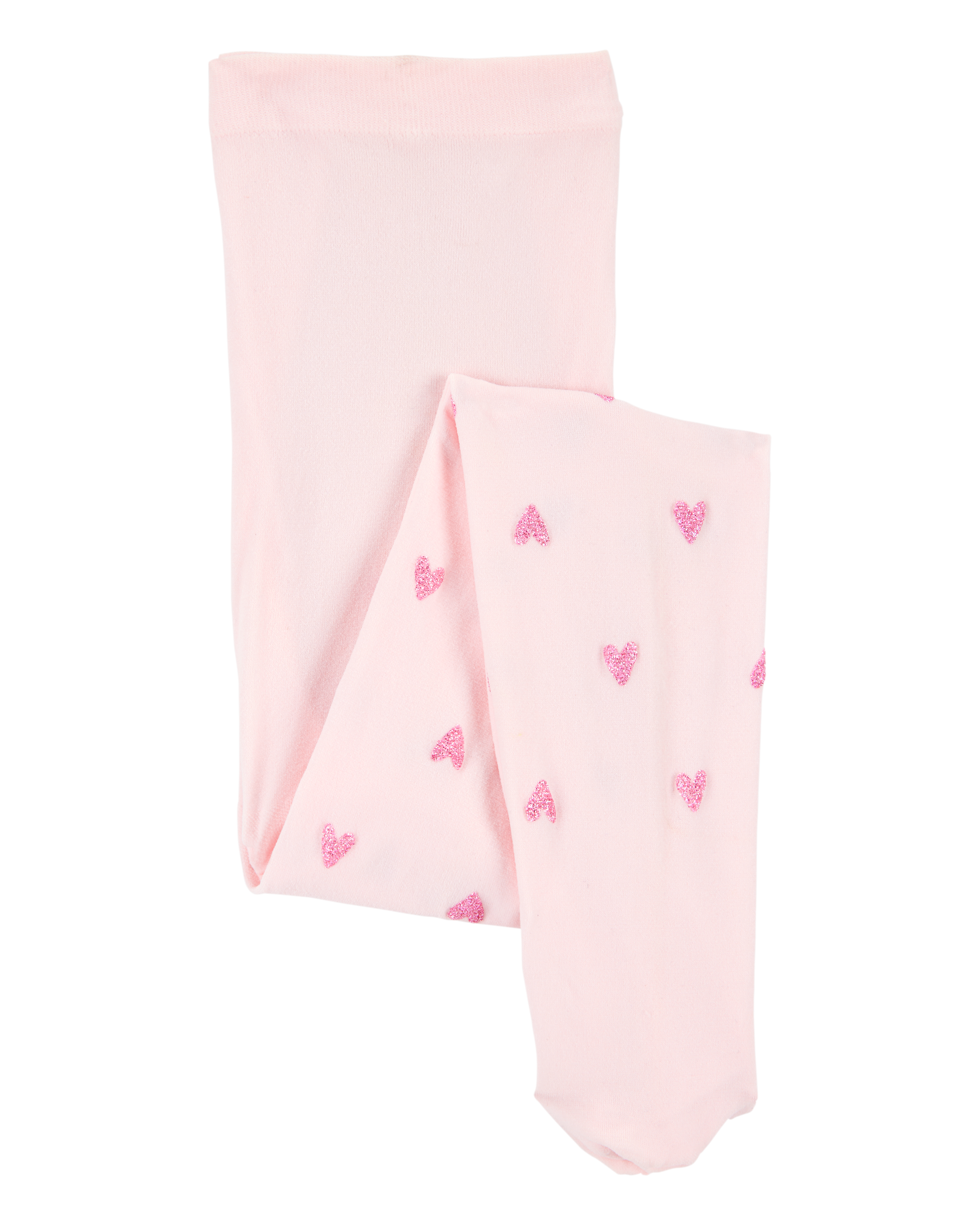 Kid Heart Tights - Pink