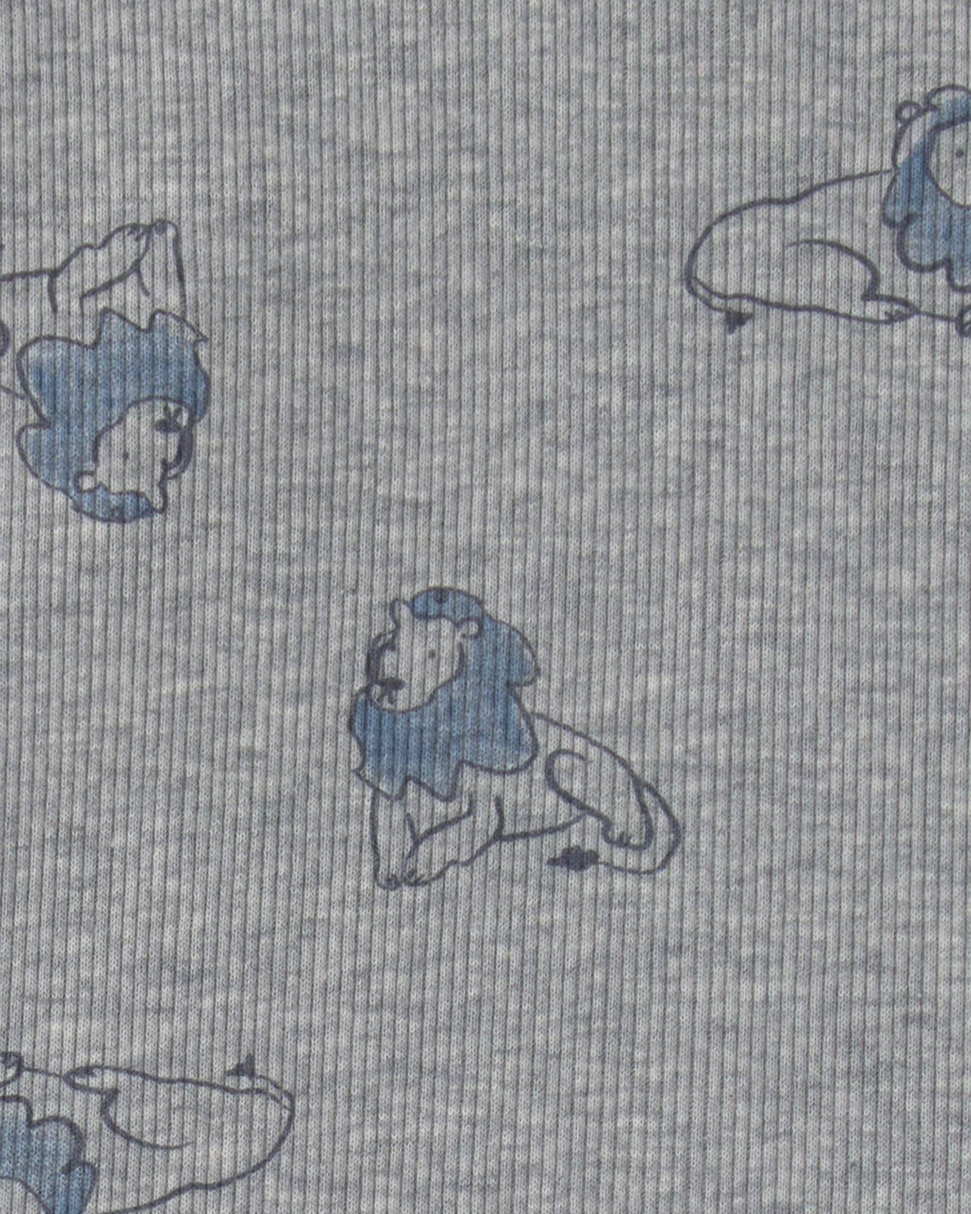 Baby Boy 2-Piece Lion Top & Pant Set - Grey