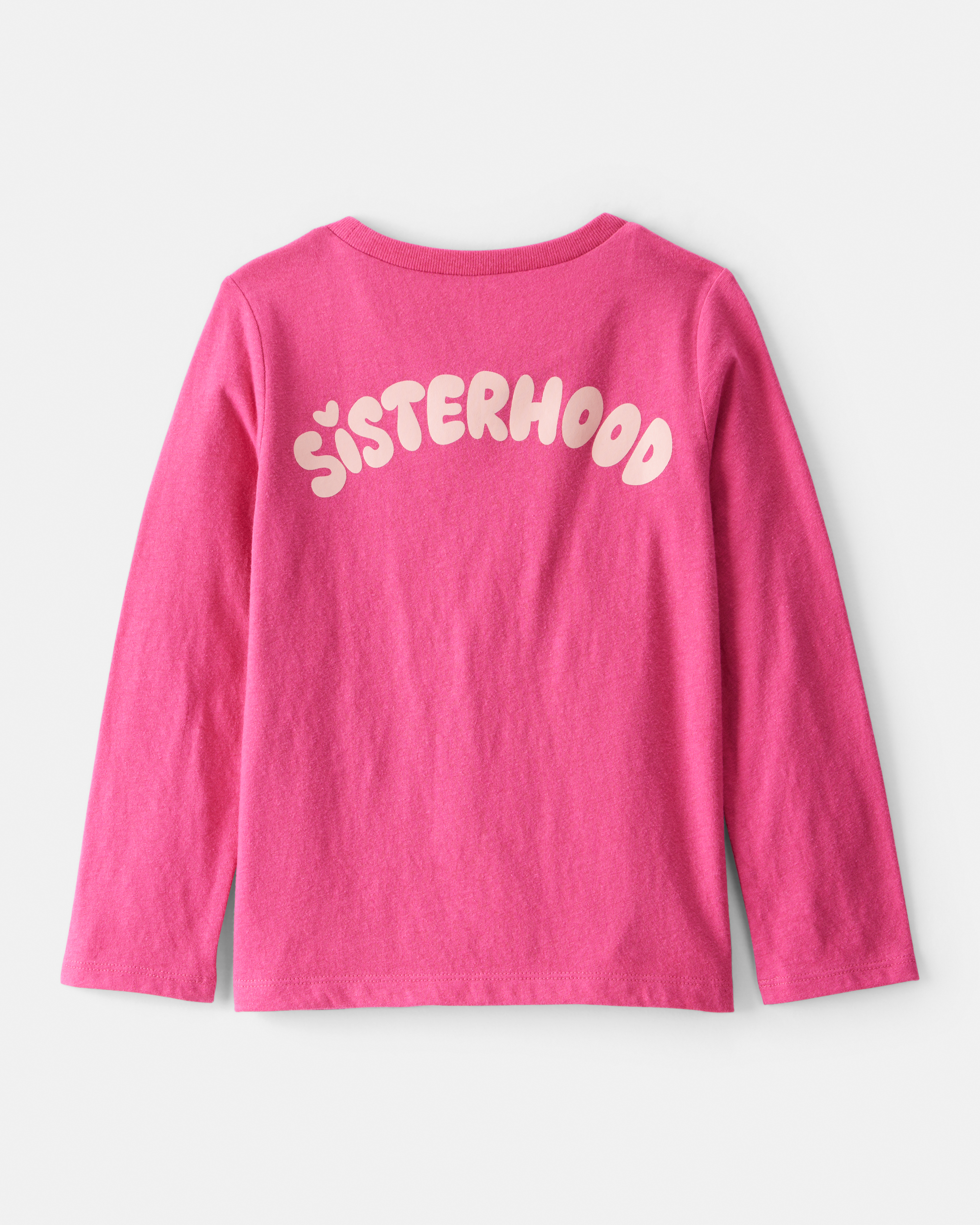 Toddler Girl Sisterhood Long-Sleeve Graphic Tee - Pink