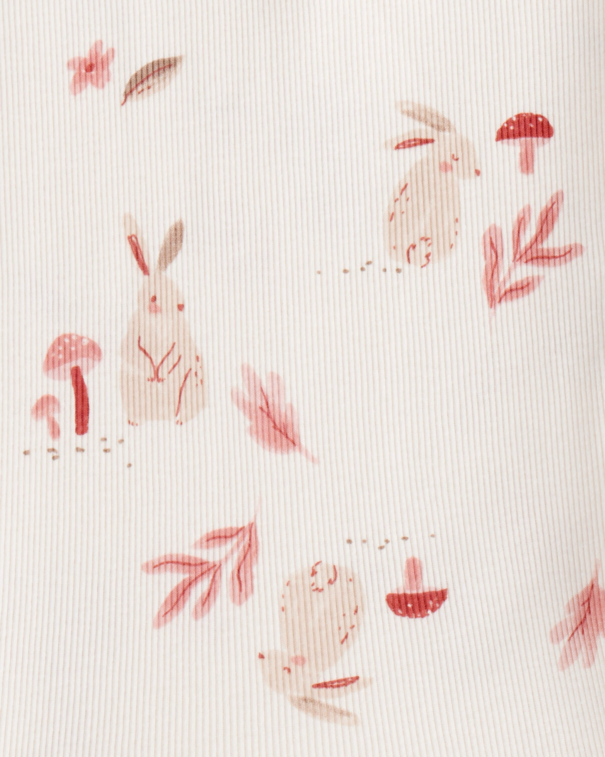 Toddler 2-Piece Bunny Floral 100% Snug Fit Cotton Pyjamas