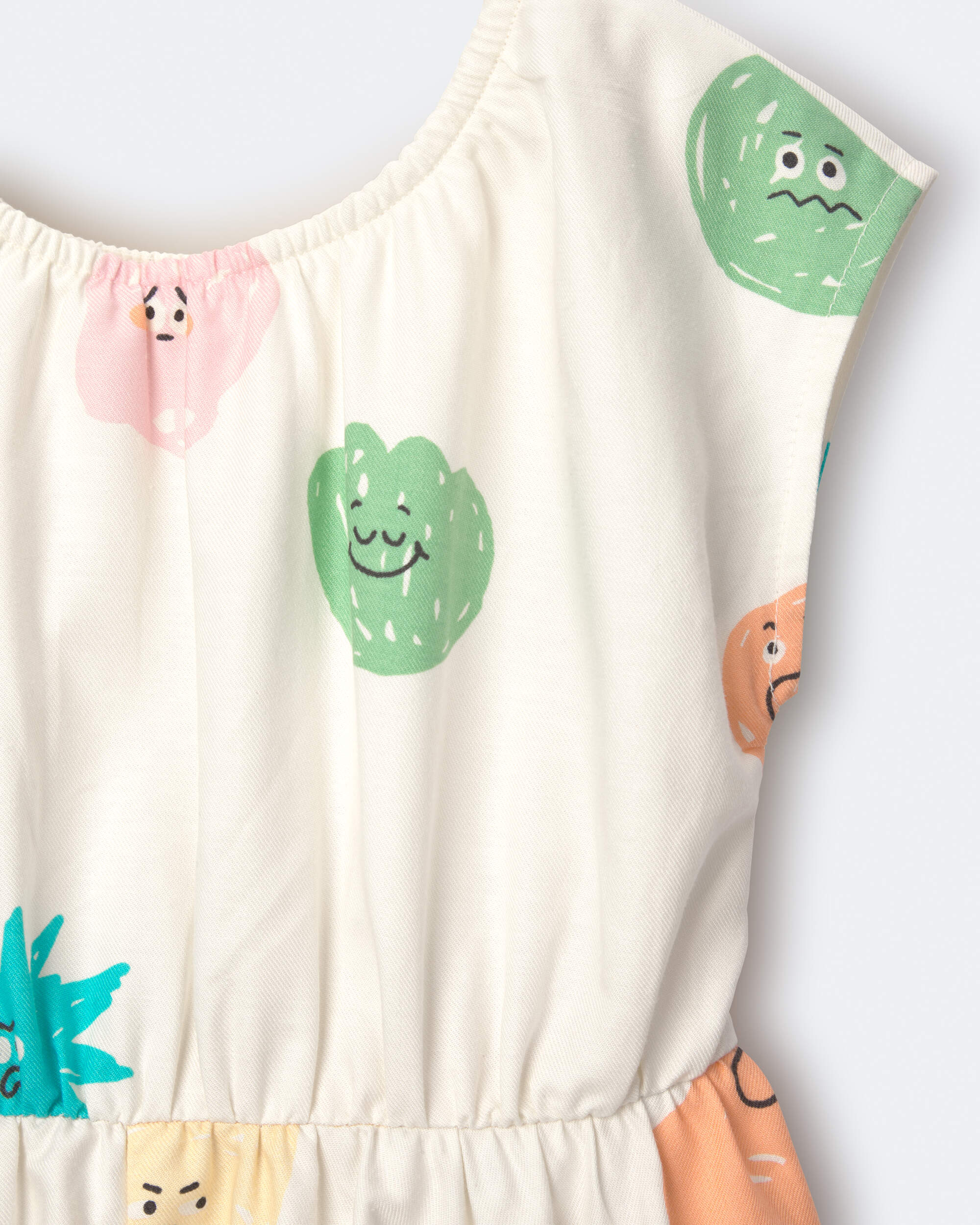 Toddler Girl Avenue Twirl™ Dress Character Print - Cream