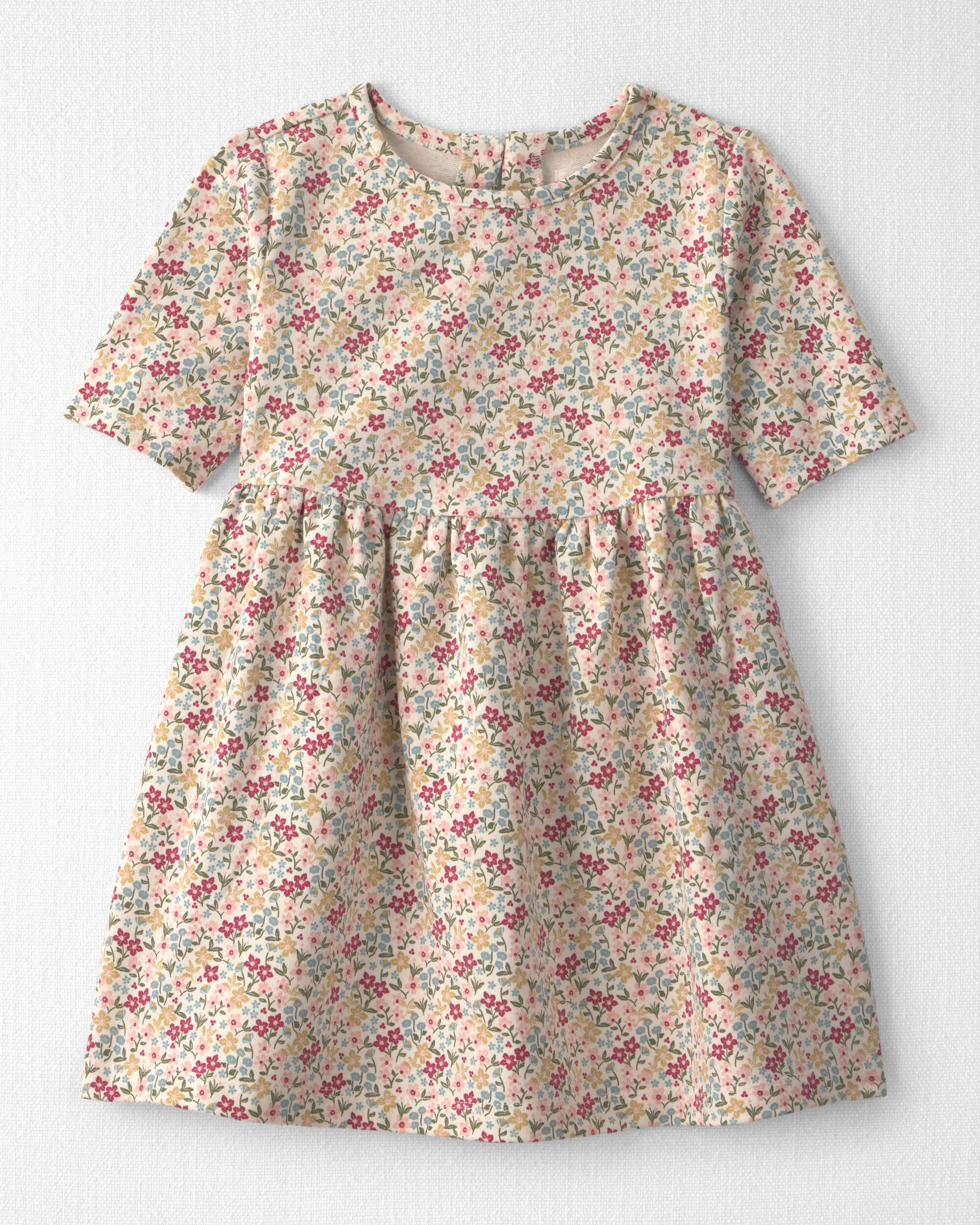 Toddler Girl Organic Cotton French Terry Dress