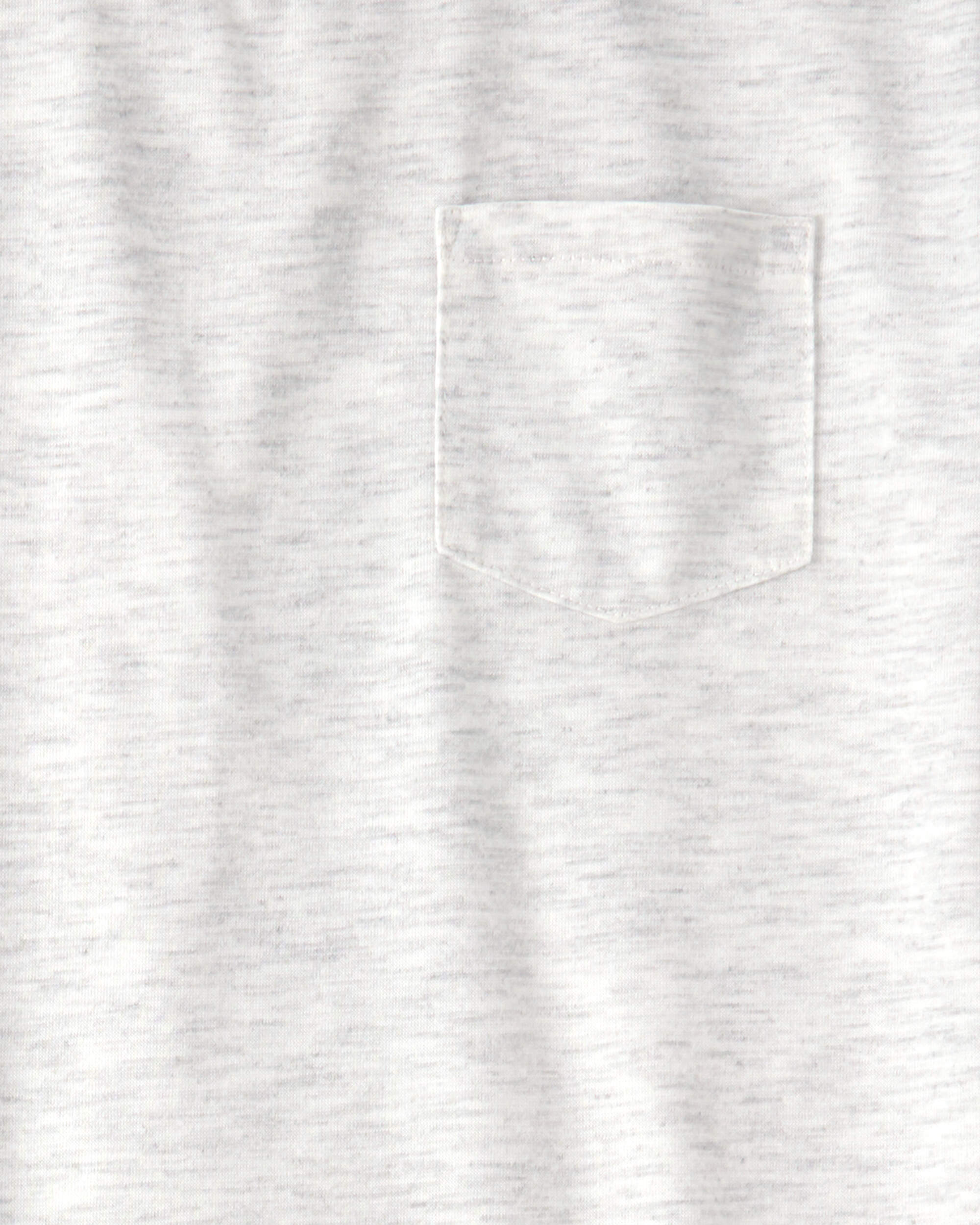 Boys Monster Truck Loose Fit 2-Piece Pyjama Set - Grey/Green