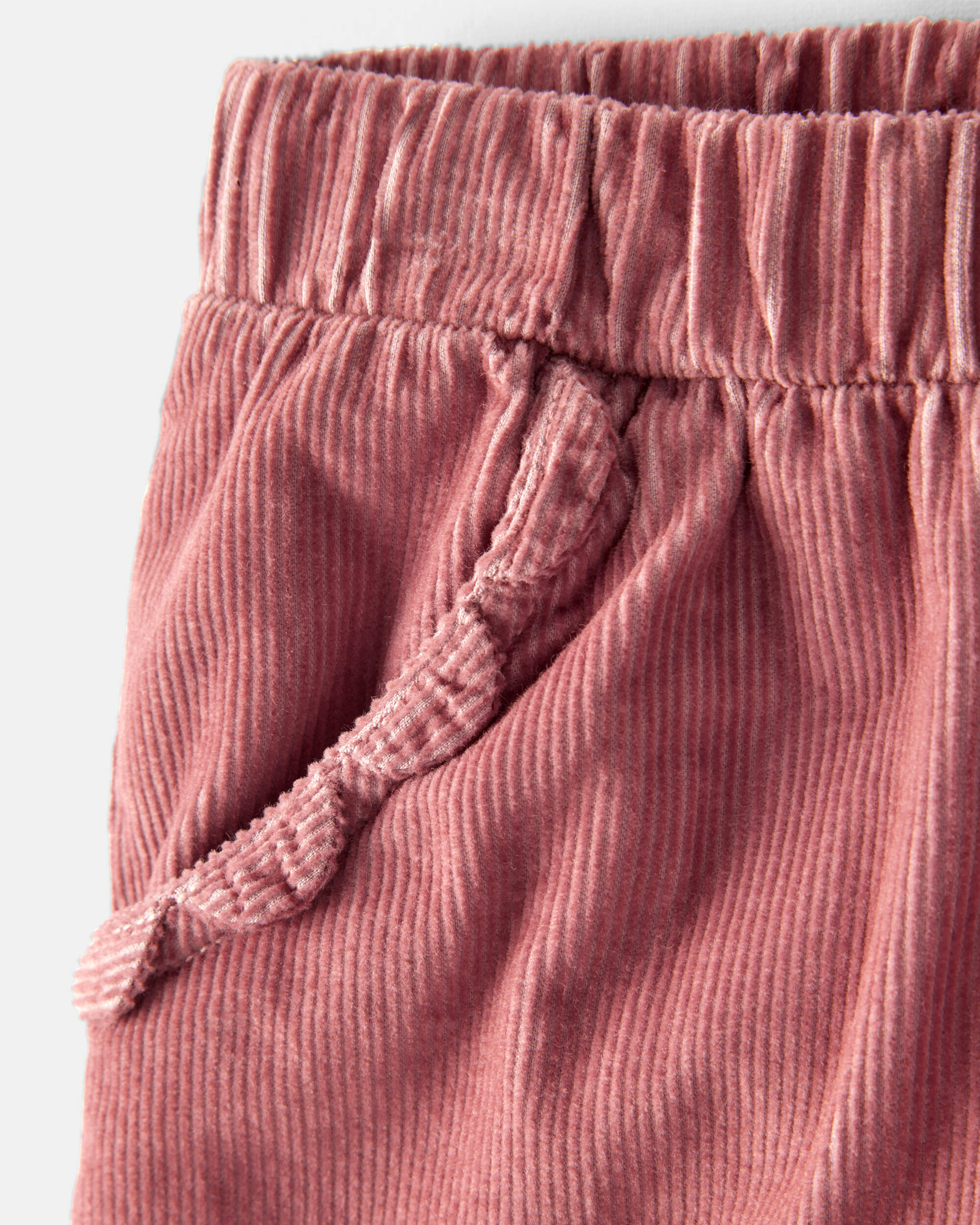 Toddler Girl Cotton Wide-Leg Pants - Pink