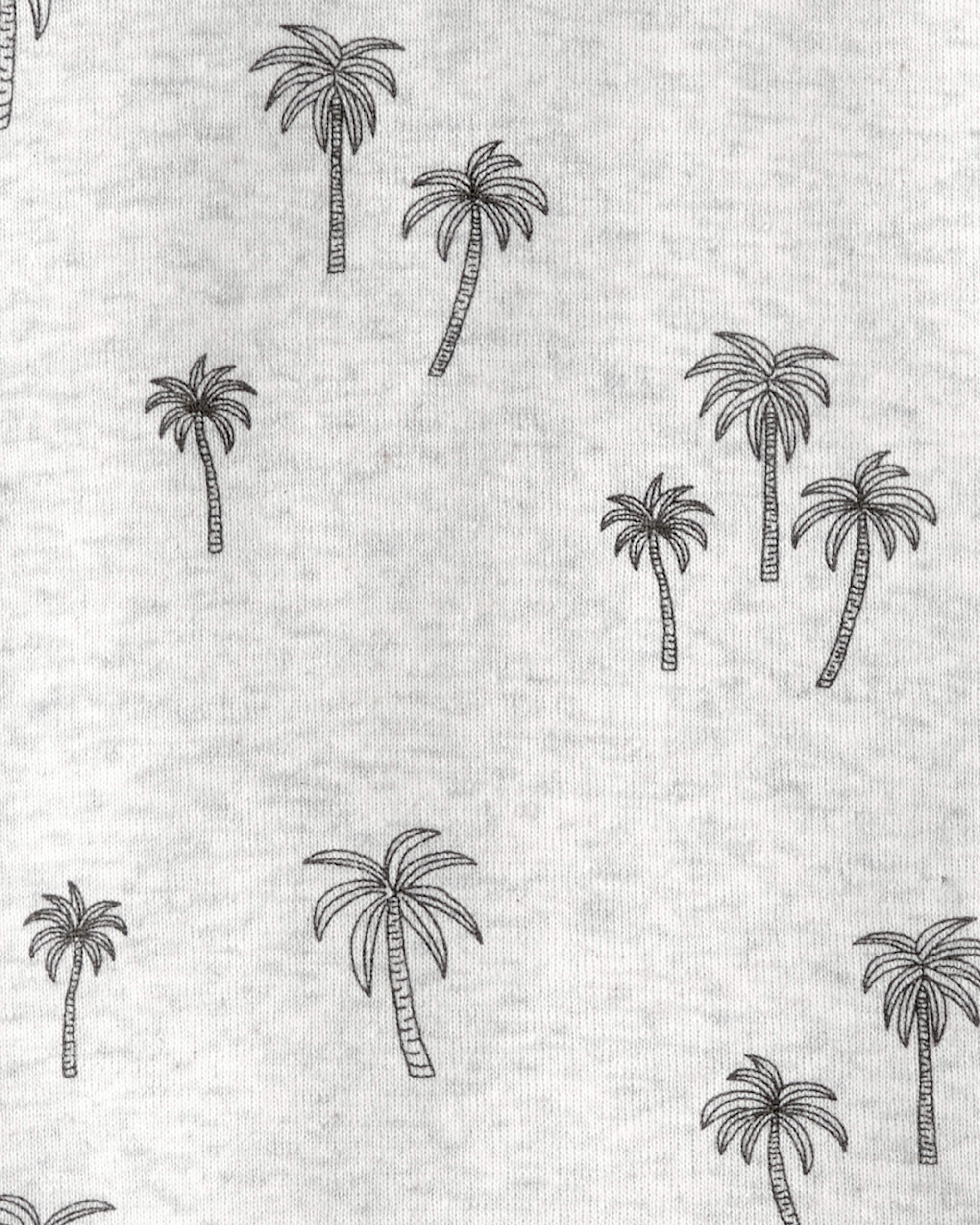 Toddler 2-Piece Organic Cotton Pyjamas Palm Trees