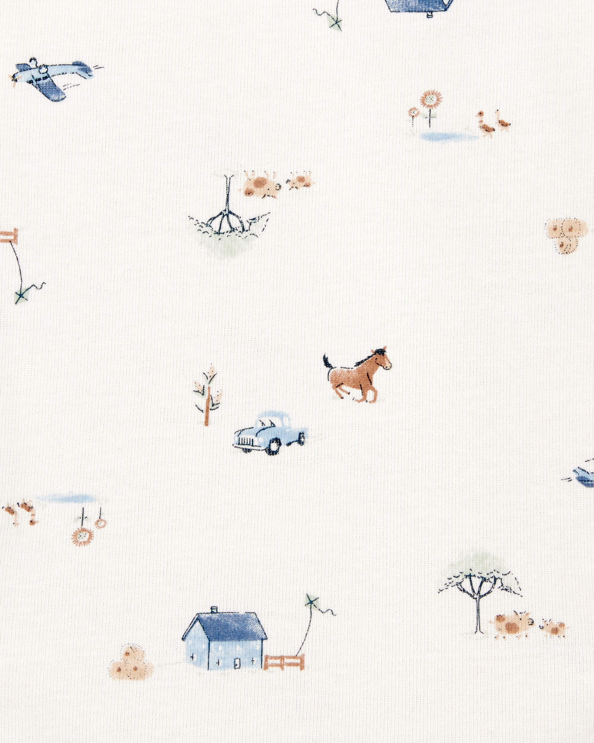 Baby Boy 2-Piece Long-Sleeve Tee & Thermal Coverall Set