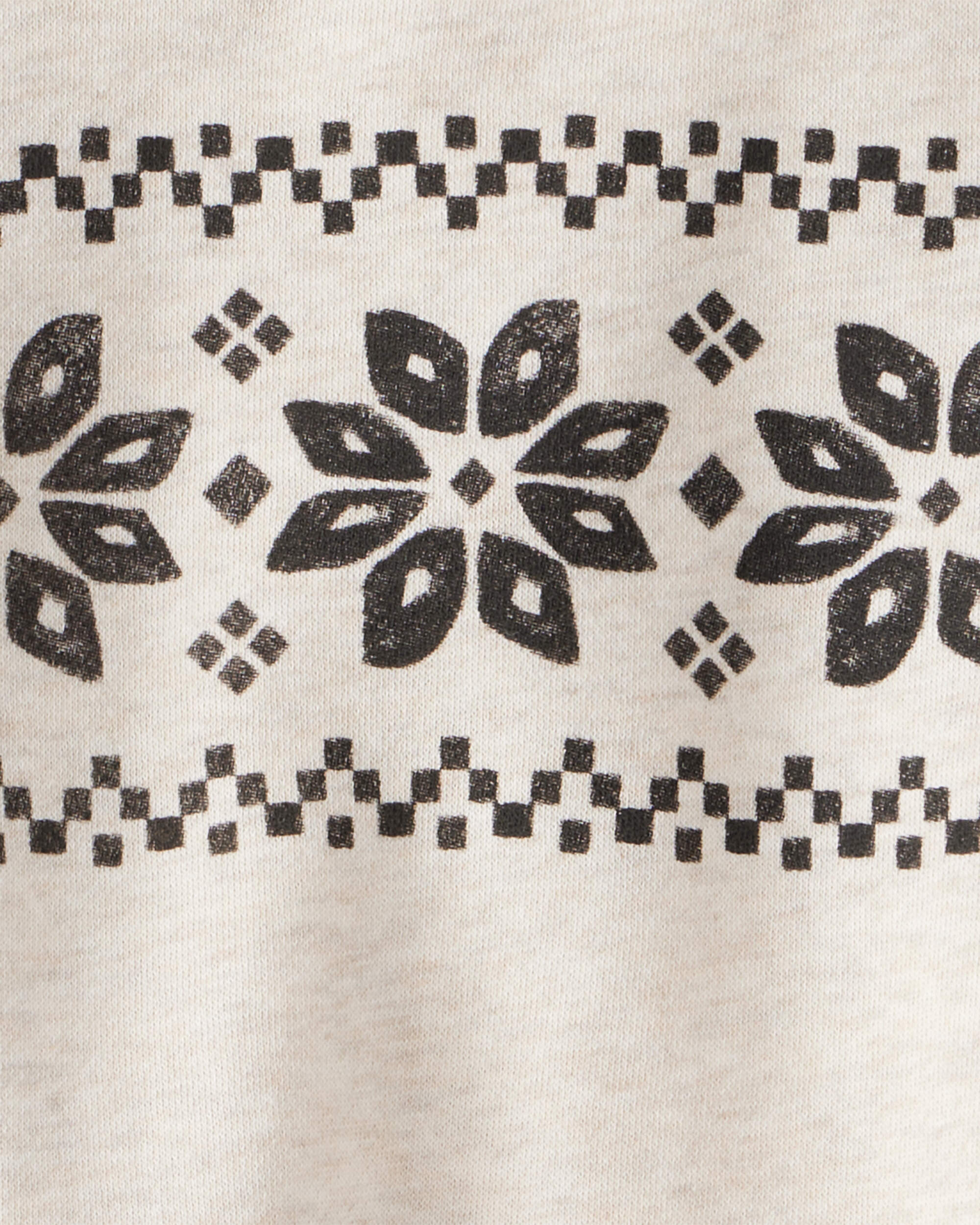 Baby Boy 2-Piece Fair Isle Tee & Pant Set - Ivory