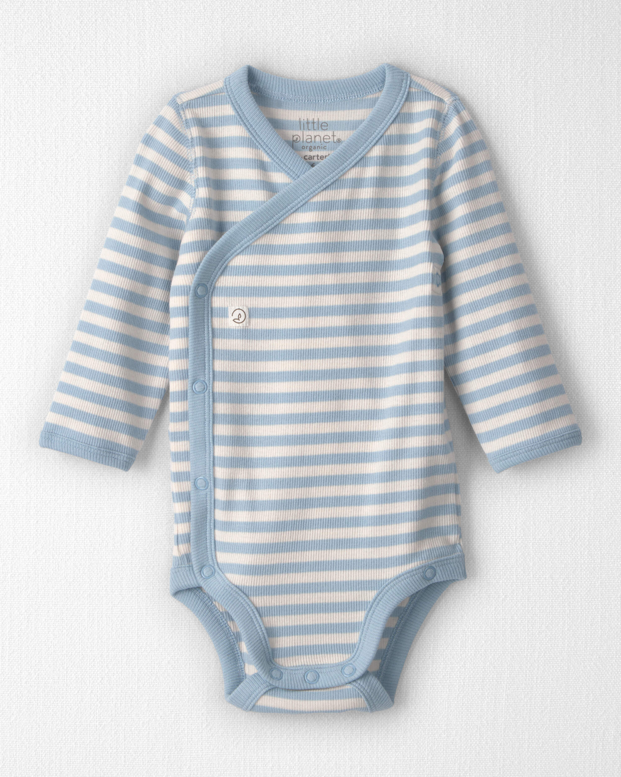 Baby Organic Cotton Striped Bodysuit
