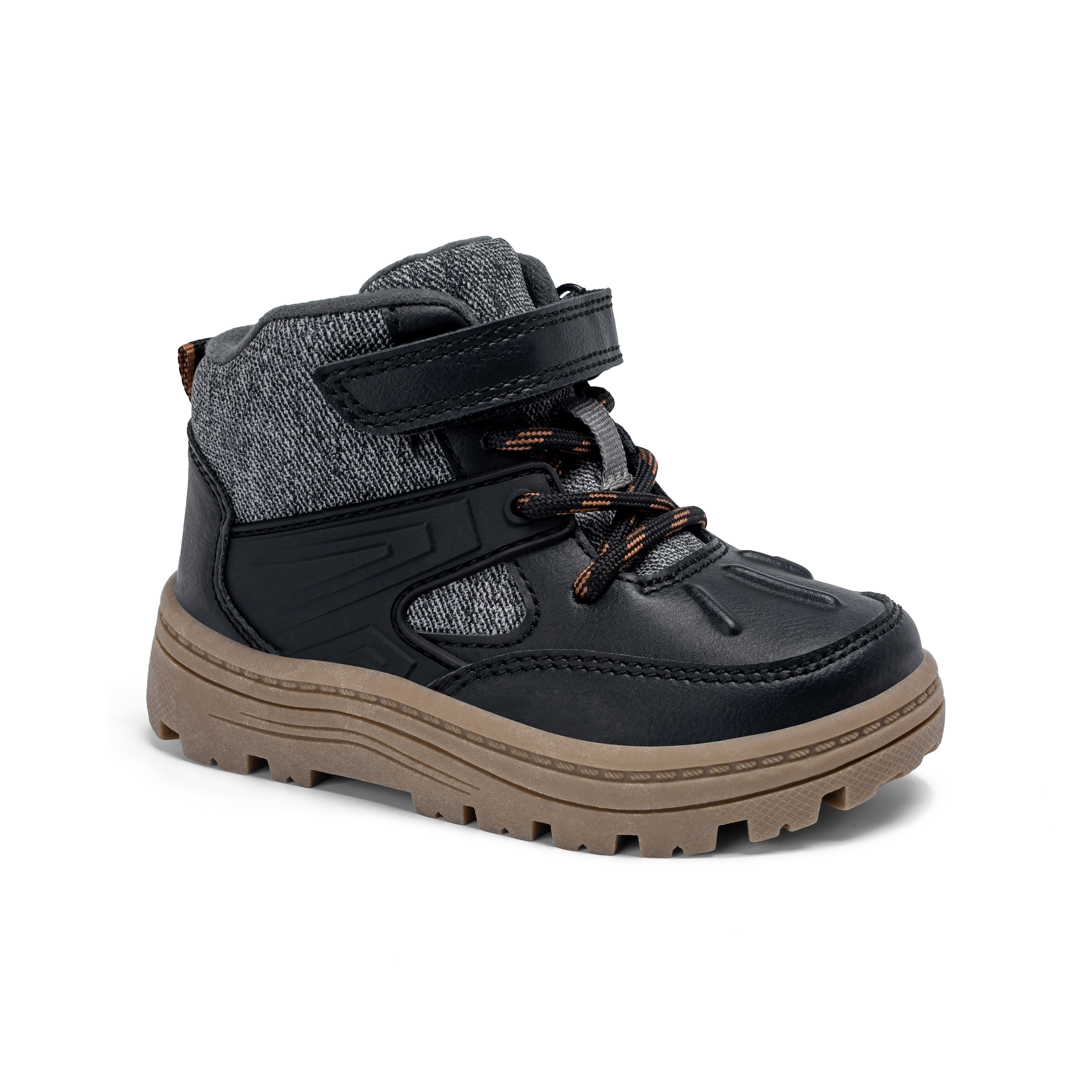 Toddler Boy Lace-Up Boots - Grey