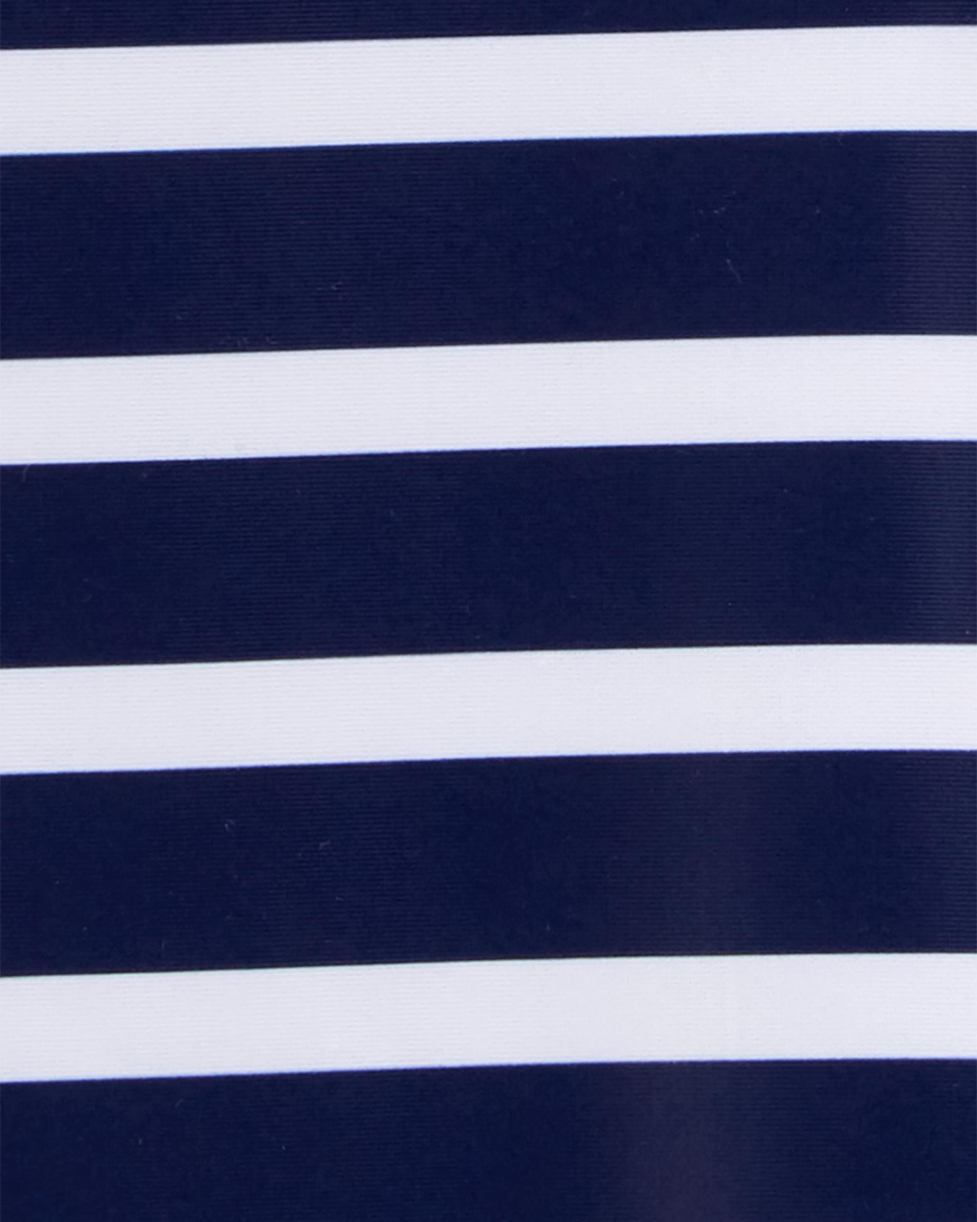 1-Piece Striped Rashguard