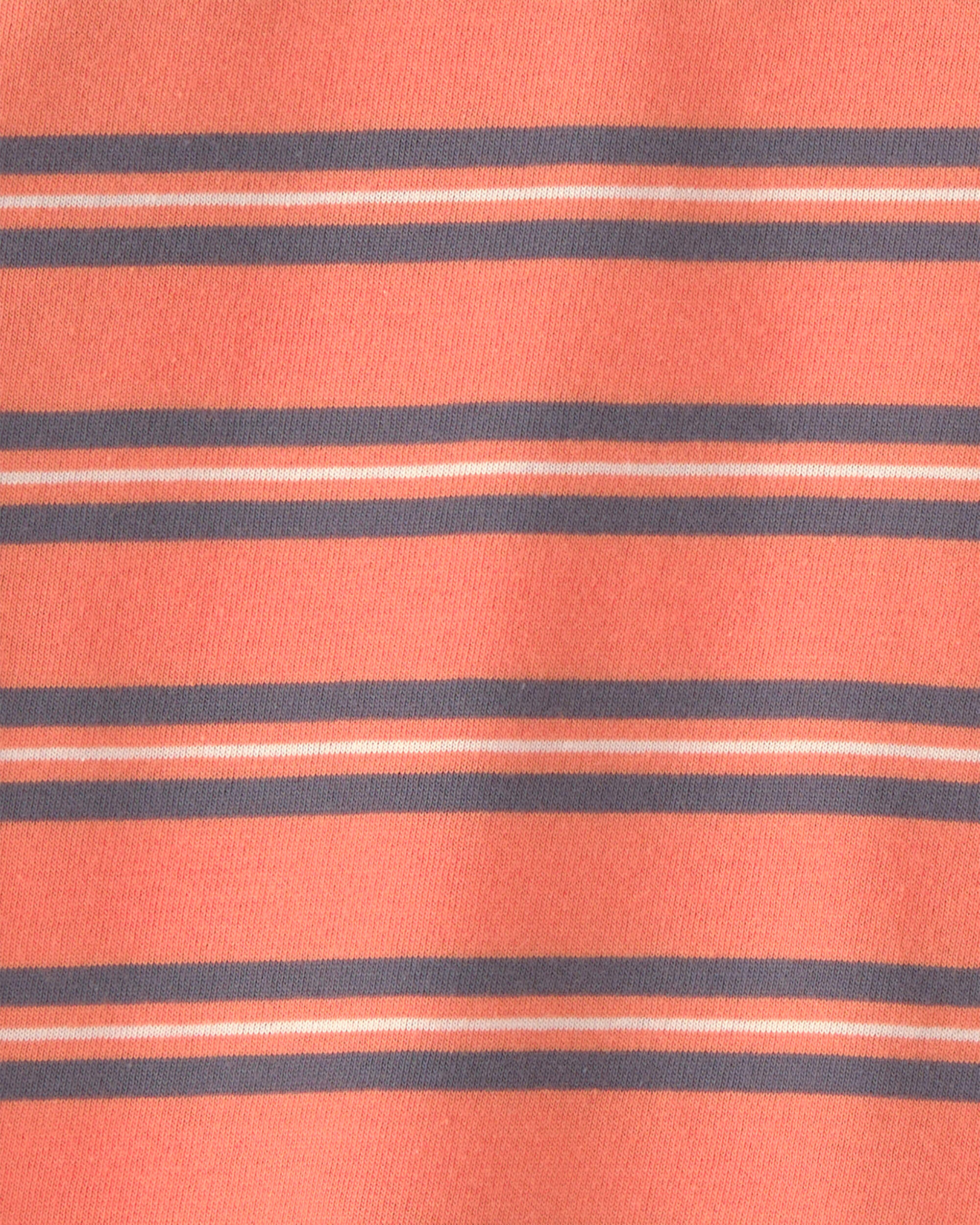 Toddler Striped T-Shirt - Orange