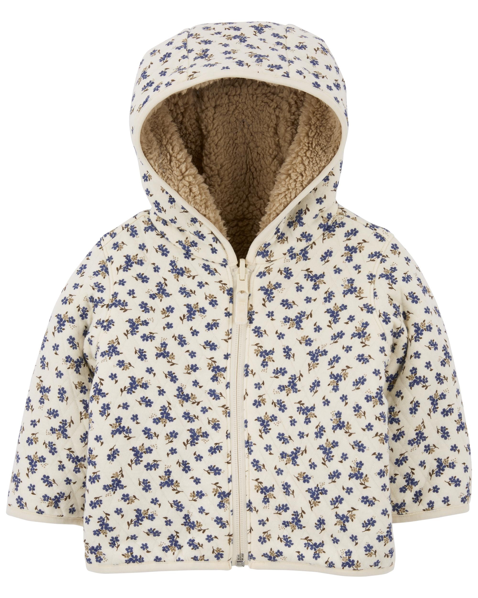 Sherpa lined baby jacket top
