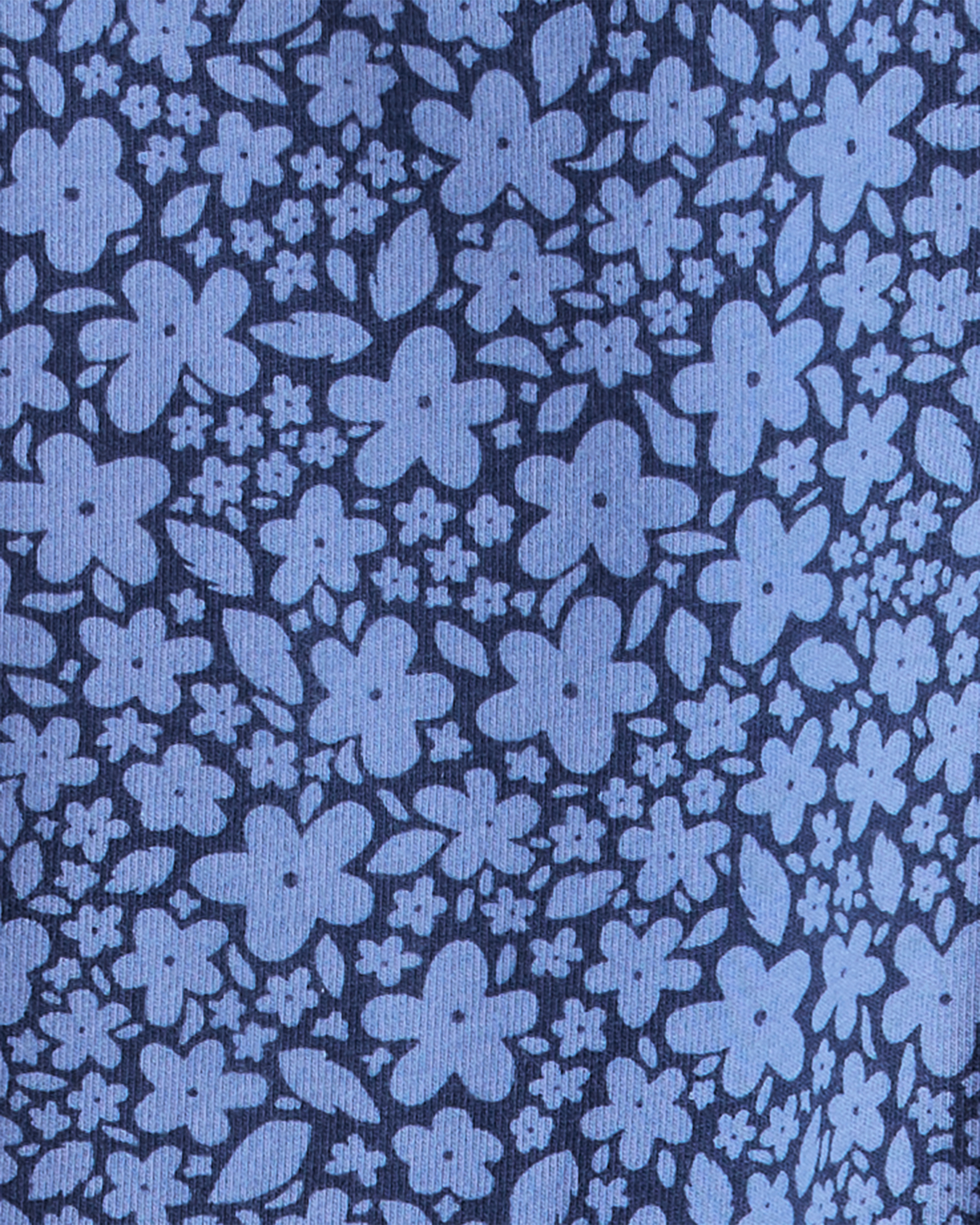 Girls Cotton Floral Stretch Flare Leggings - Purple