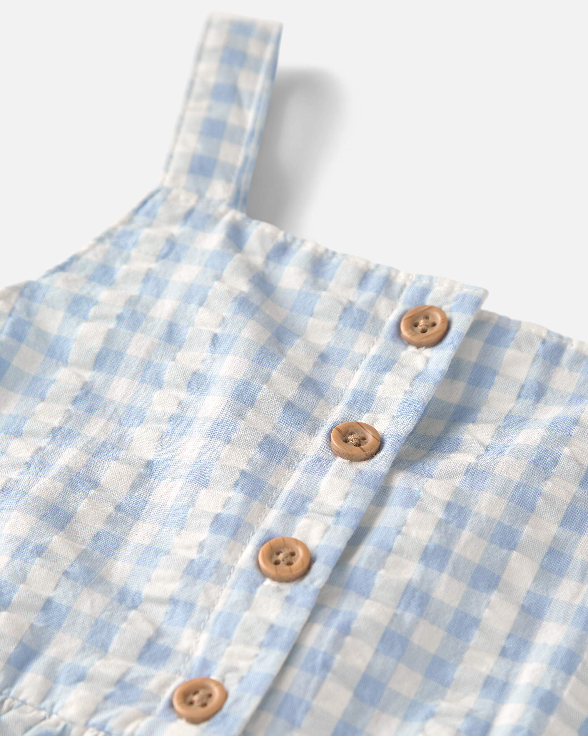 Girls Seersucker Dress Made with Organic Cotton