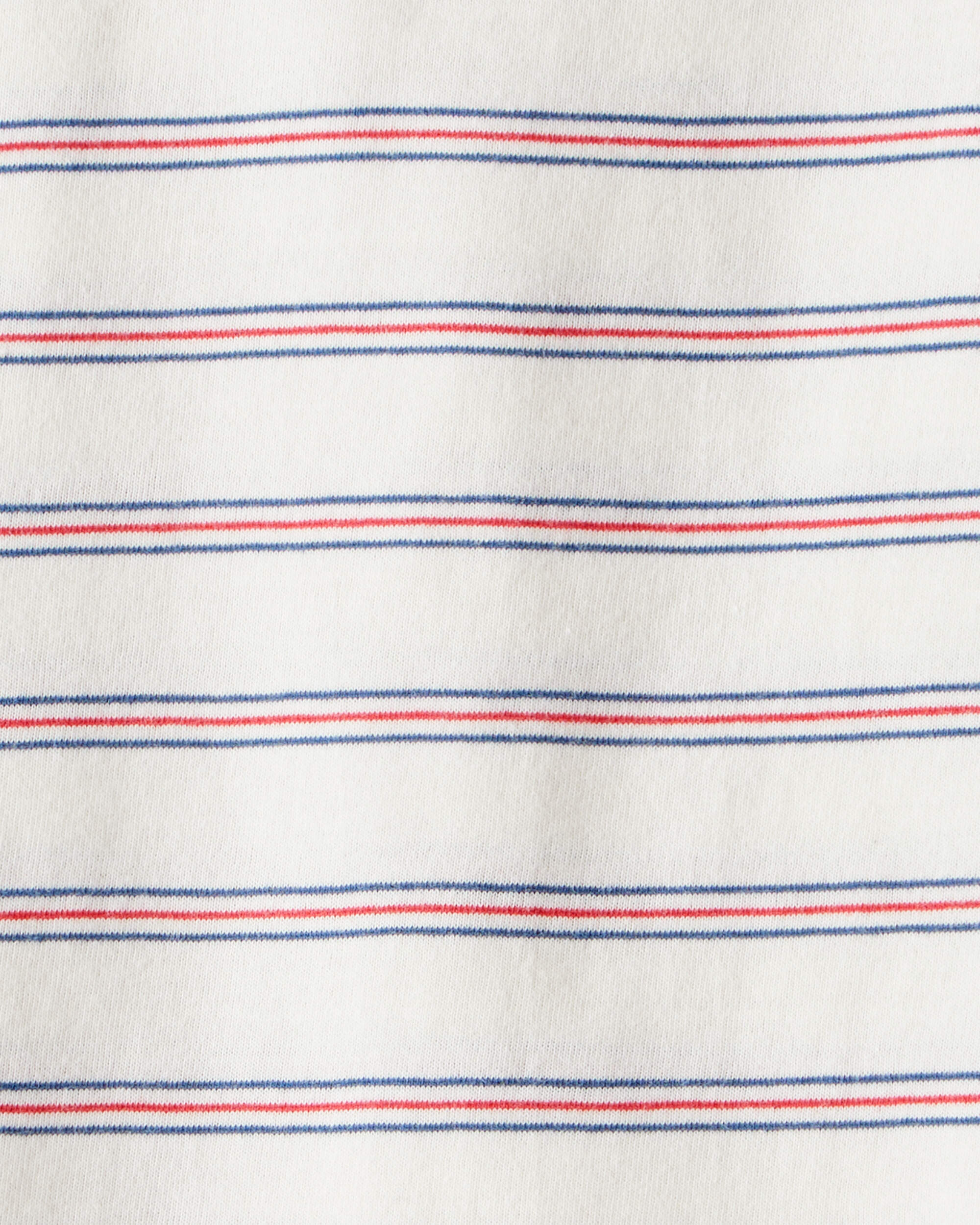 Toddler Boy Striped Long-Sleeve Tee - Cream