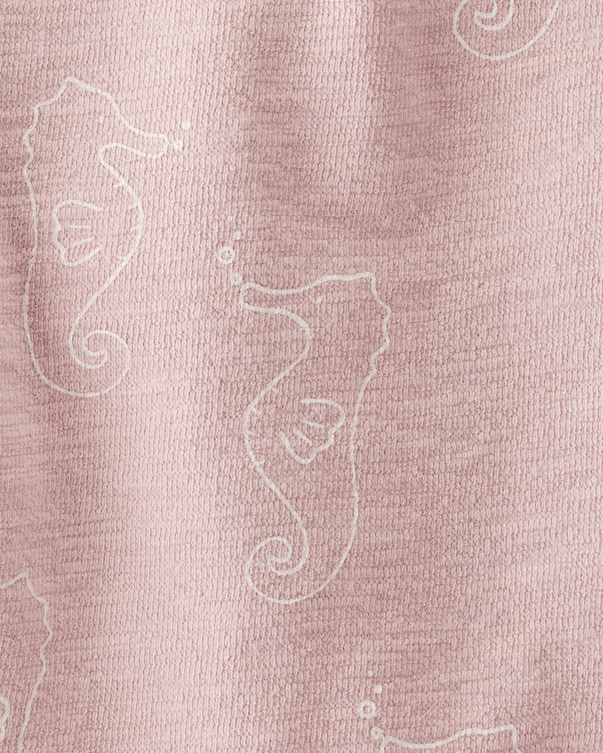 Baby 2-Piece Seahorse-Print Knit Set Made with Organic Cotton