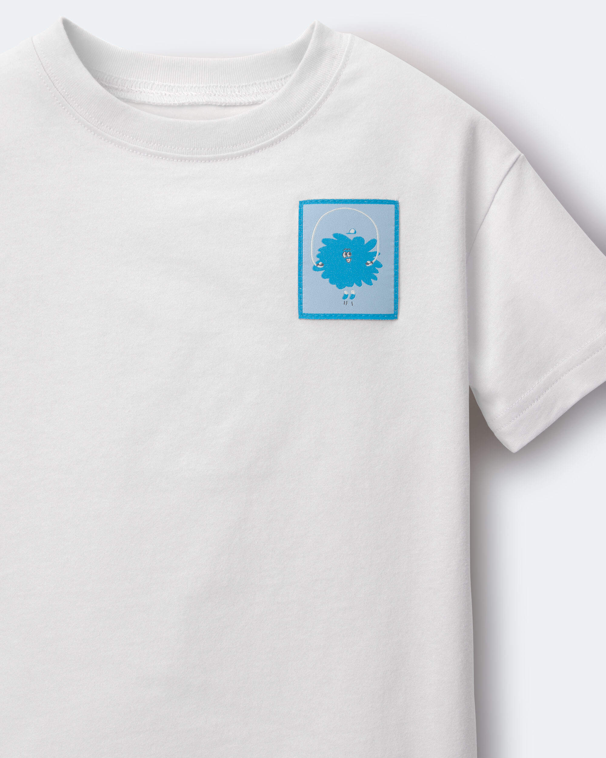 Toddler Squish Relaxed Graphic Tee - Light Grey