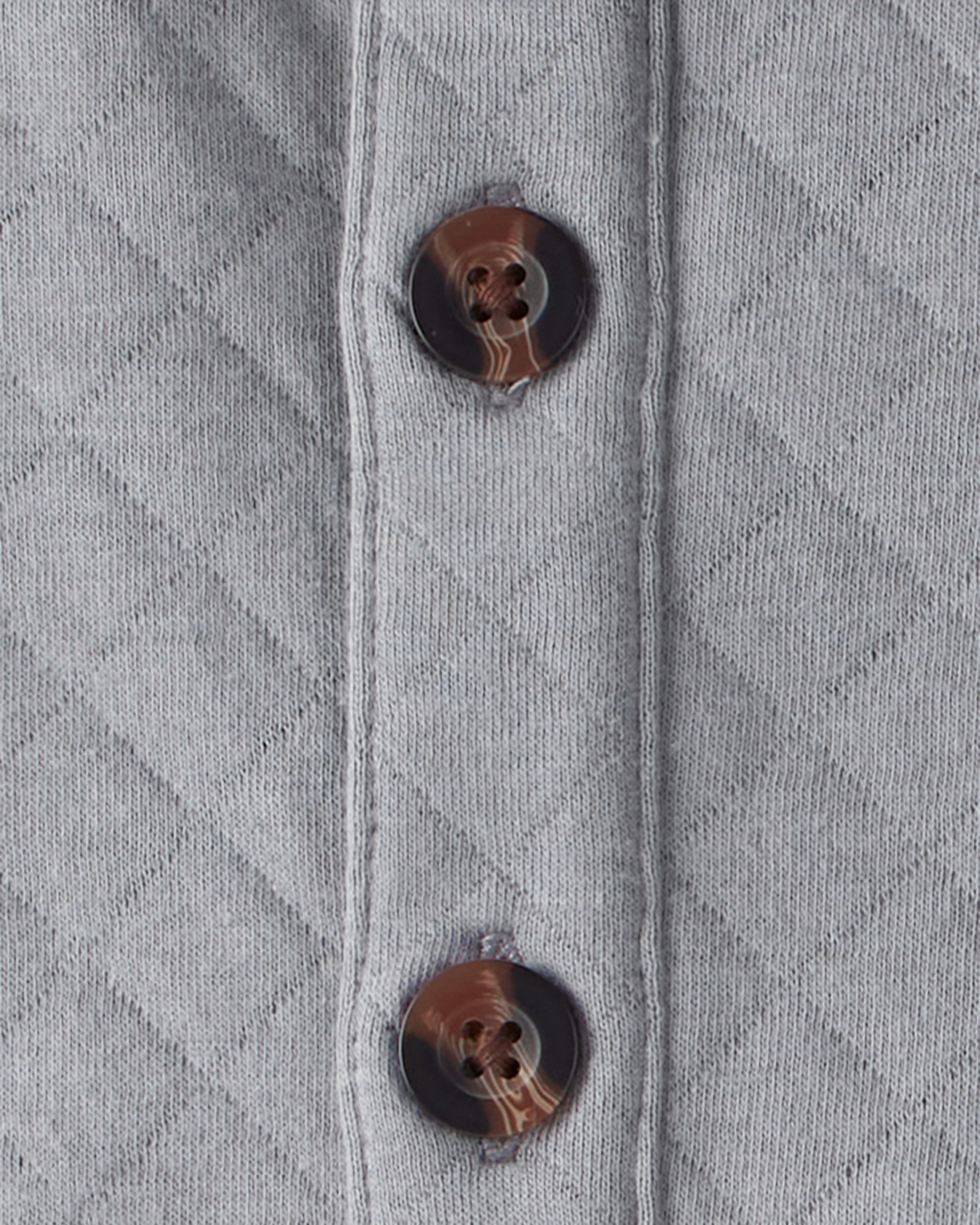 Baby Boy 3-Piece Quilted Button-Down Outfit Set - Grey/Black