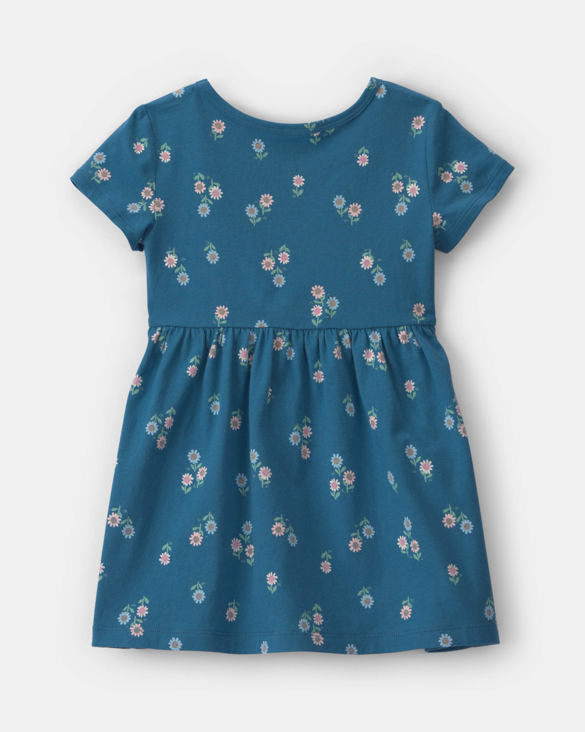 Toddler Girl Floral Short-Sleeve Dress