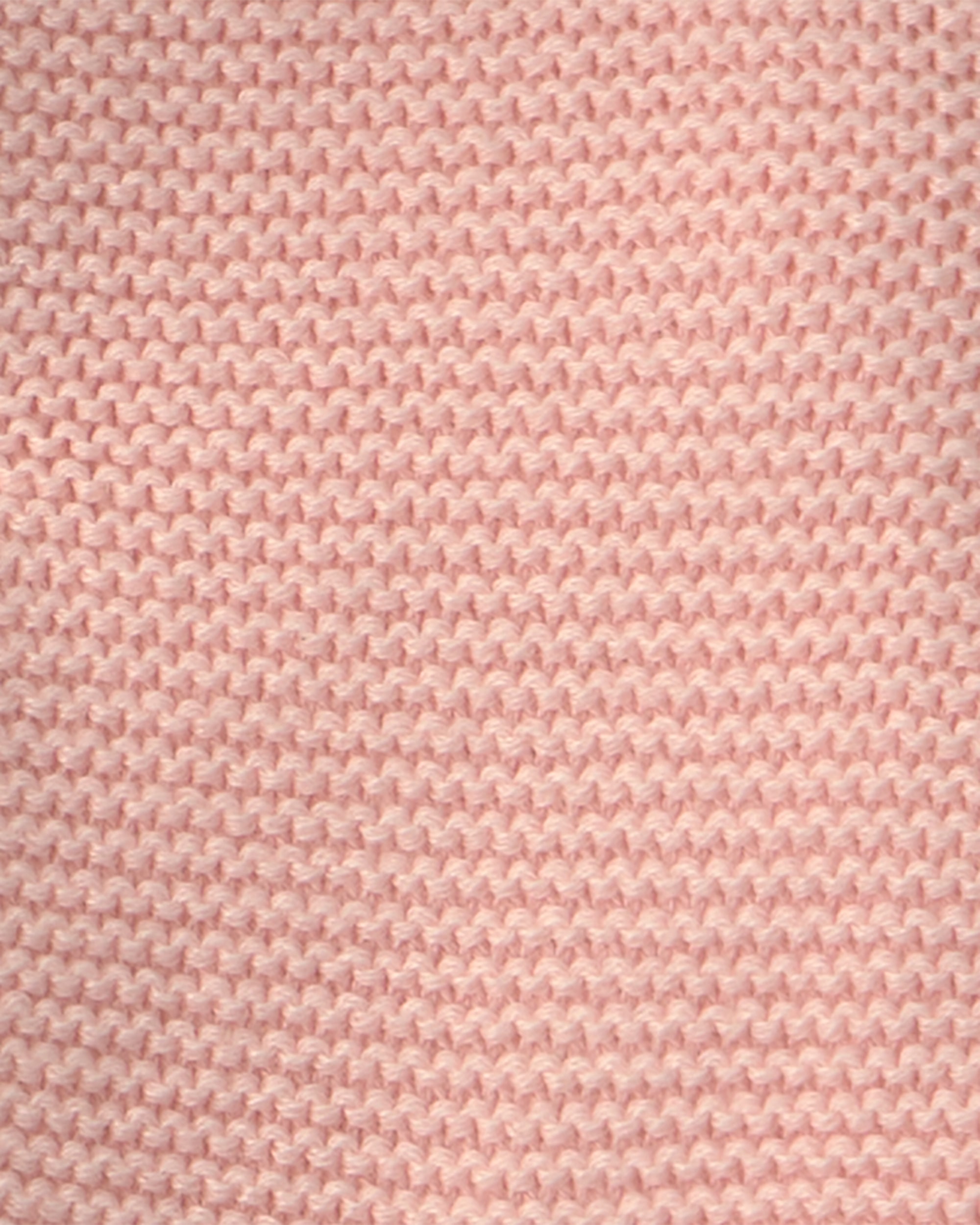 Baby Girl Bear Sweater Knit Hooded Jacket - Pink